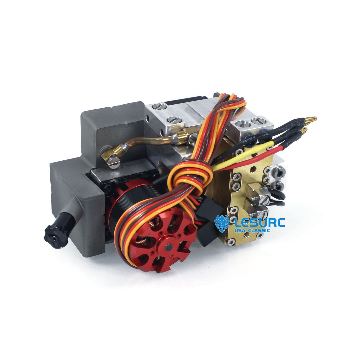 LESU Aoue-WA100M-8 1/14 Metal 4X4 RC Hydraulic Loader A0021 with 3+1CH Valve Sound Light Brushless Motor for Remote Control Model Builders