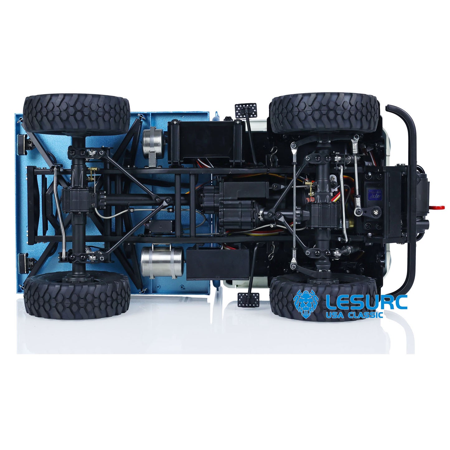 LESU RAVE-UM406 1/10 RC Off-road Vehicles RA-Z001 PNP 4X4 Crawler with Hobbywing Brushless Motor 2 Speed Transmission Sound Light System