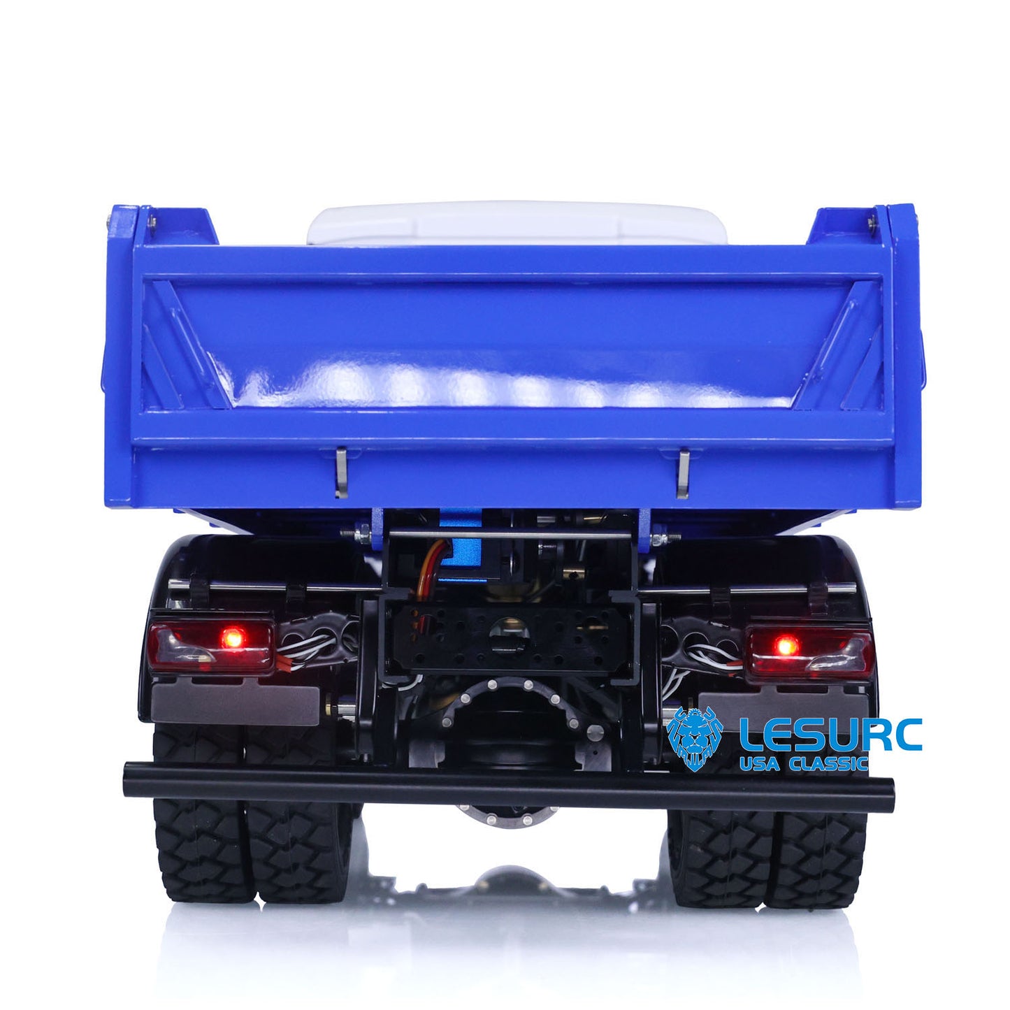 LESU 4X4 Hydraulic RC Dumper Truck 1/14 Scale Metal TGS Ready To Run Remote Control Tipper Car Model W/ Motor Servo ESC Sound