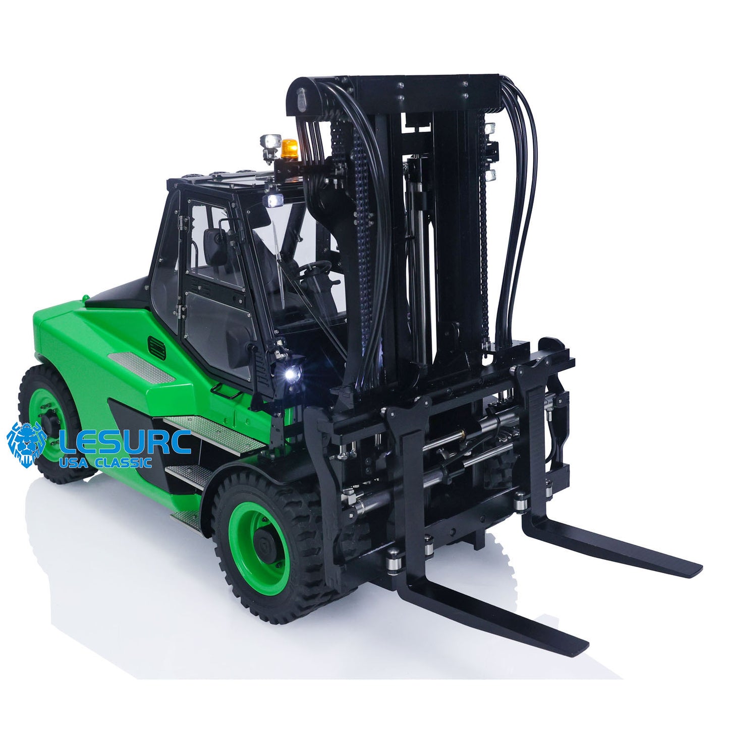 LESU 1/14 RC PNP Hydraulic Painting Forklift Aoue-LD160S Remote Control Model W/ Light Sound Motor ESC W/O Battery Charger Radio