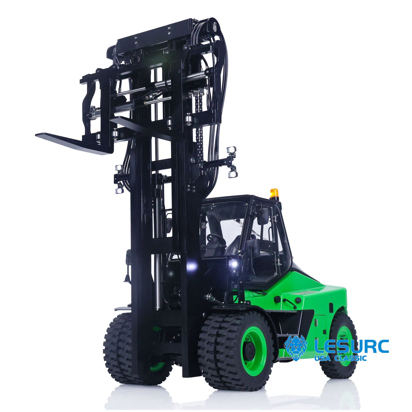 LESU 1/14 RC PNP Hydraulic Painting Forklift Aoue-LD160S Remote Control Model W/ Light Sound Motor ESC W/O Battery Charger Radio