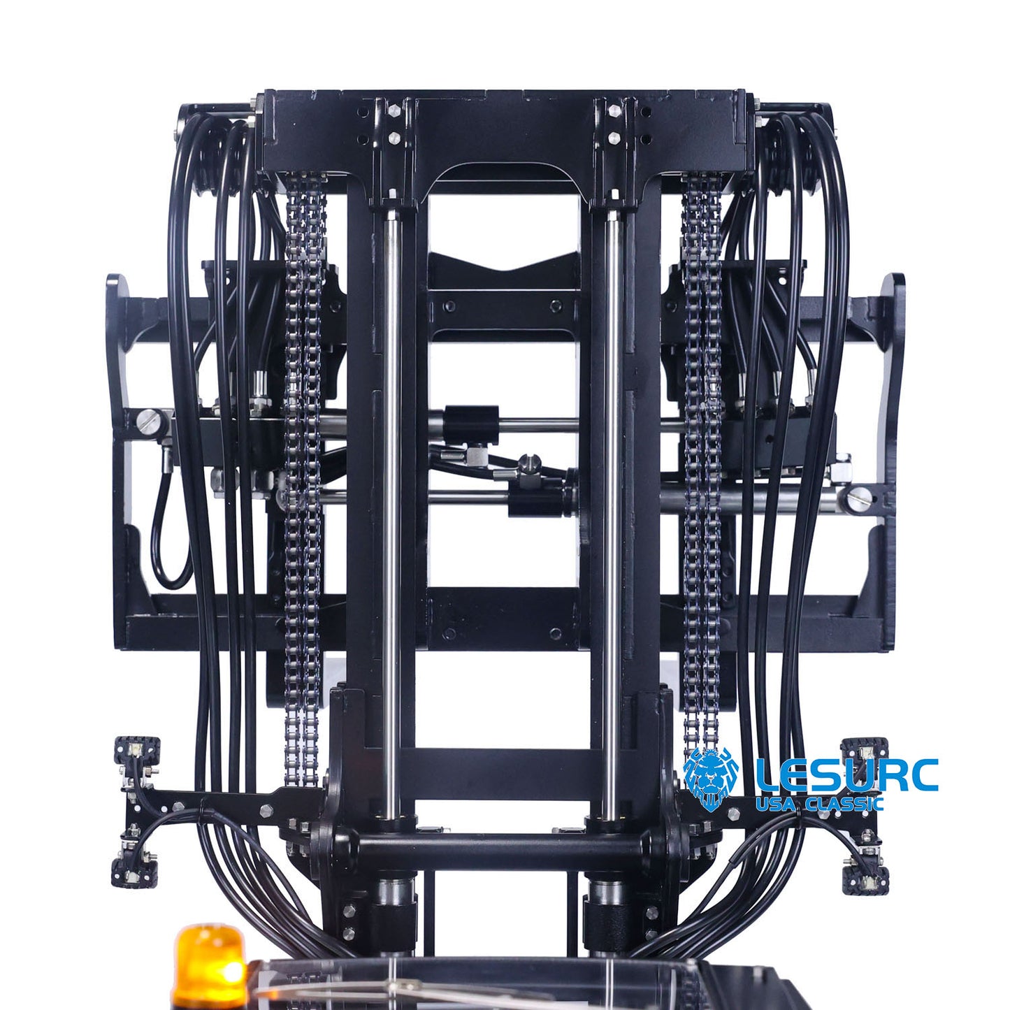 In Stock 1/14 LESU RC RTR Hydraulic Painting Forklift Remote Control Model Aoue-LD160S W/ Light Sound Motor ESC Battery Charger ST8 Radio