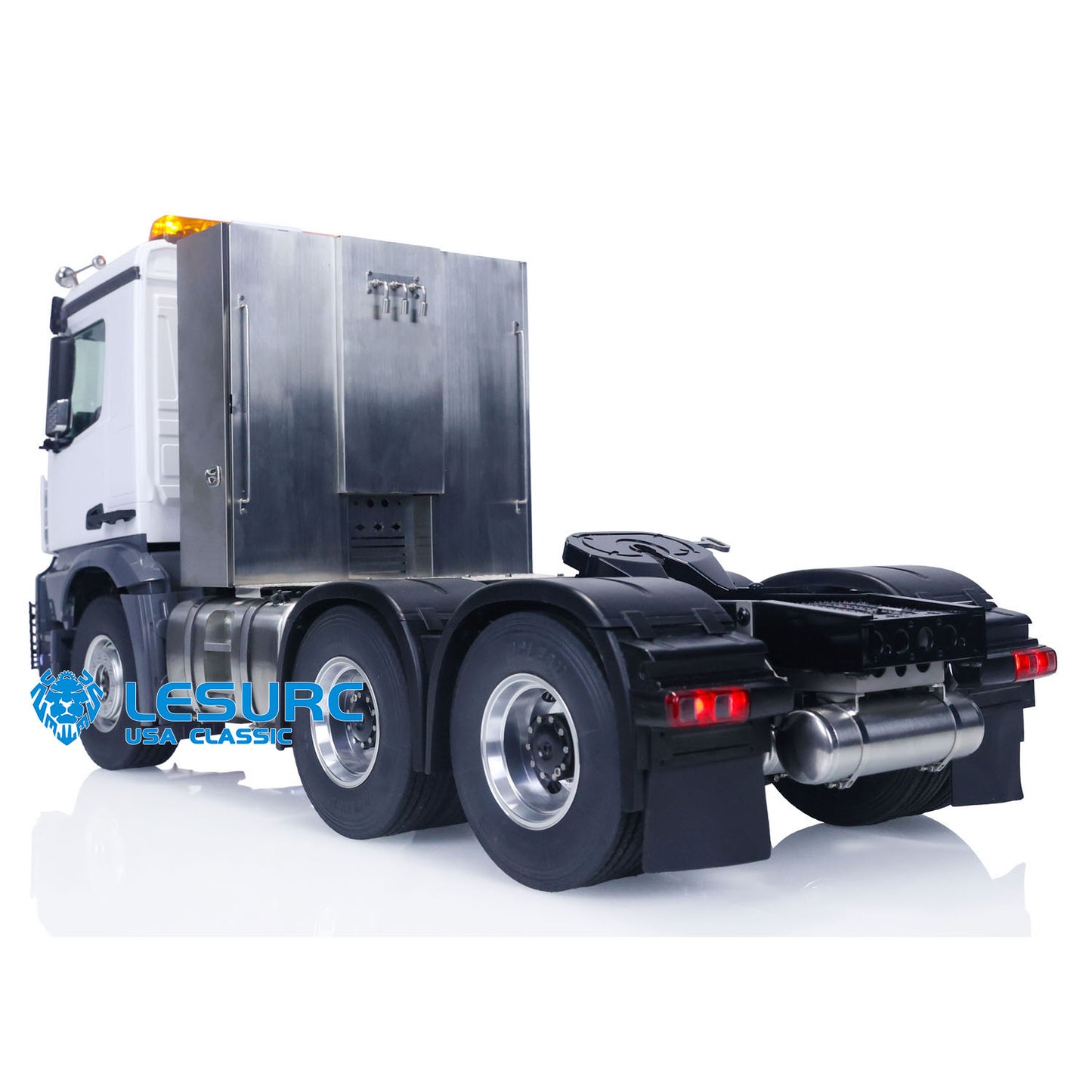 LESU 1/14 RC Low-top Tractor Truck 3363 Car Model 6x6 Metal Chassis Assembled W/ Light & Sound Systems Motor Servo ESC Winch