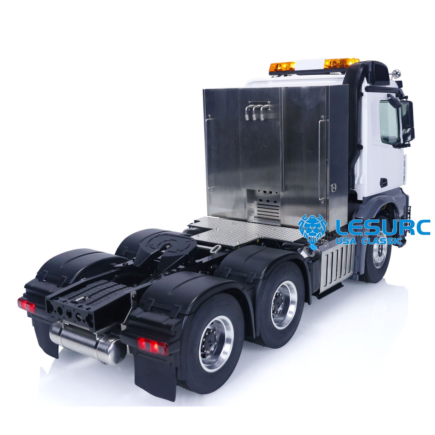 LESU 1/14 RC Low-top Tractor Truck 3363 Car Model 6x6 Metal Chassis Assembled W/ Light & Sound Systems Motor Servo ESC Winch