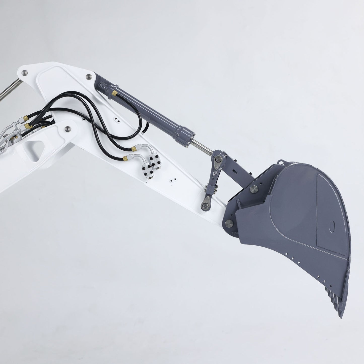 IN Stock LESU LR945 Metal 1/14 3-arm RC Hydraulic Excavator Remote Control Digger Kits PNP RTR for Options Motor Servo ESC Light System