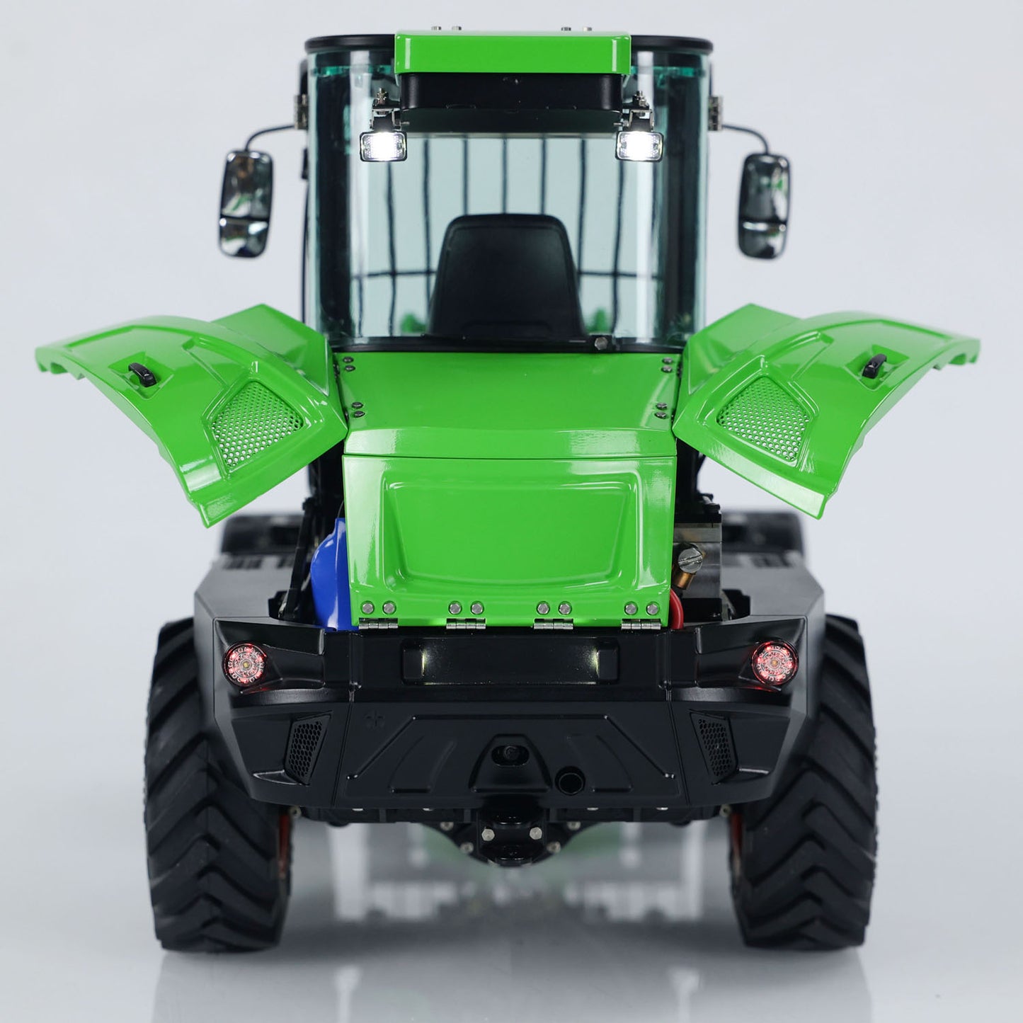 IN STOCK LESU AT1050 1/14 Metal RC Hydraulic Telescopic Arm Loader with FlySky I6S Radio Controller Fork Bucket Light Sound System