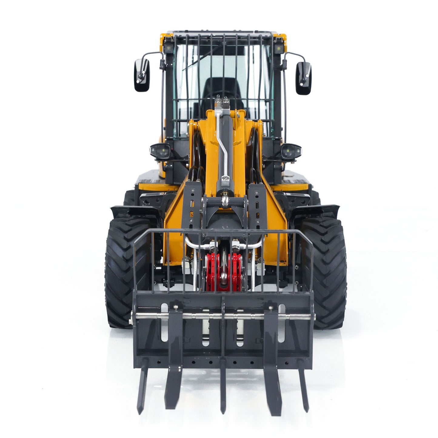 IN Stock LESU AT1050 1/14 RC Hydraulic Loader with Fork Telescopic Arm Light Sound System for Construction Vehicle Enthusiast