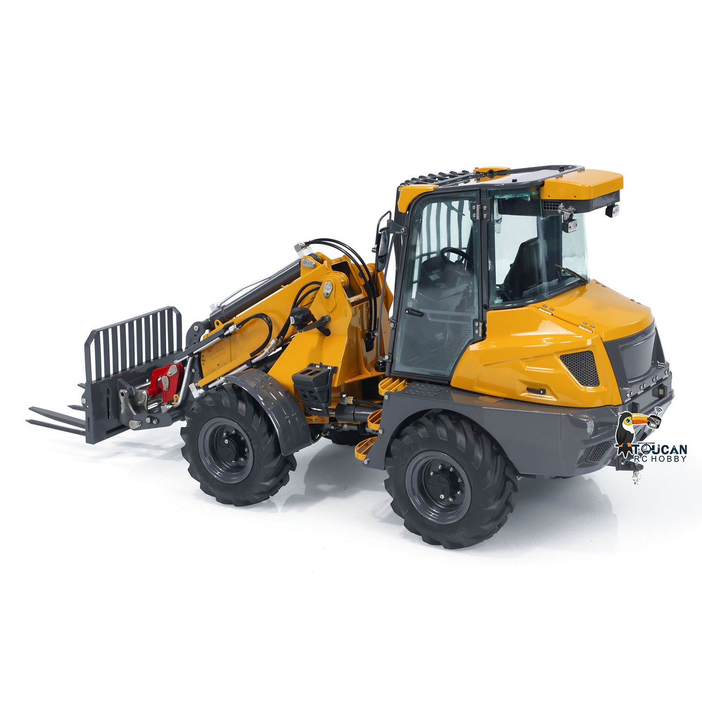 LESU 1/14 AT1050 RC Hydraulic Fork Loader Radio Control Car Telescopic Arm KIT/PNP Optional Versions Hobby Model ESC Servo Motor