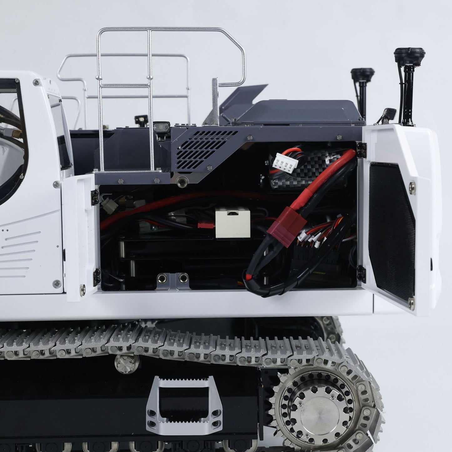 IN Stock LESU LR945 Metal 1/14 3-arm RC Hydraulic Excavator Remote Control Digger Kits PNP RTR for Options Motor Servo ESC Light System