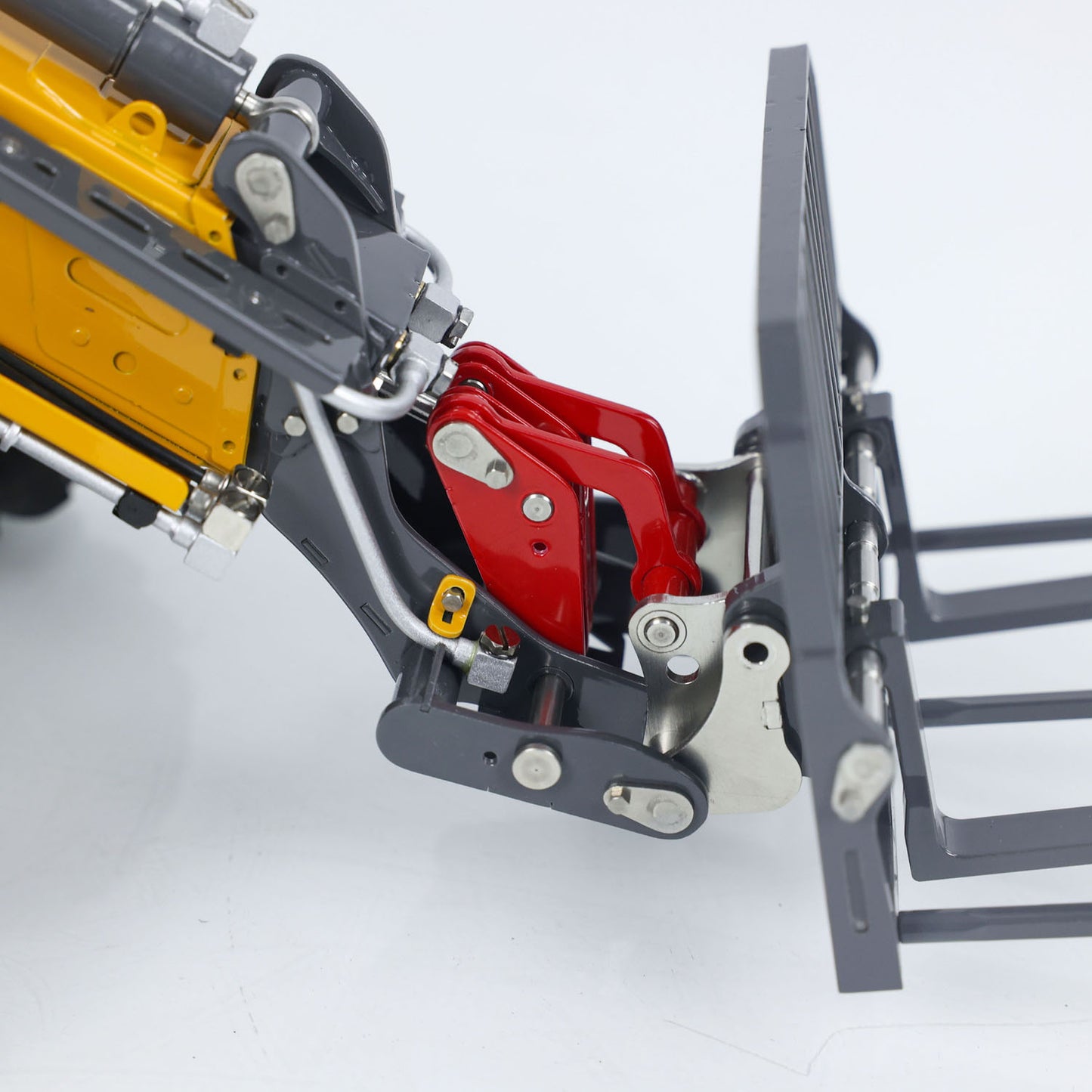 IN Stock LESU AT1050 1/14 RC Hydraulic Loader with Fork Telescopic Arm Light Sound System for Construction Vehicle Enthusiast