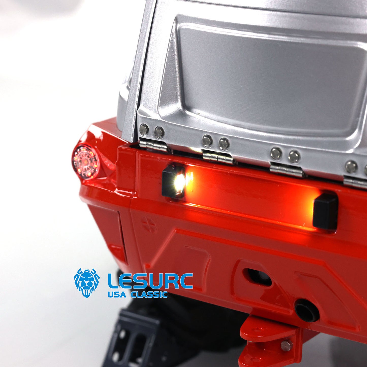 1/14 LESU RC Hydraulic Fork Loader AT1050 Telescopic Arm Truck Remote Control Car I6S Radio Light Sound System