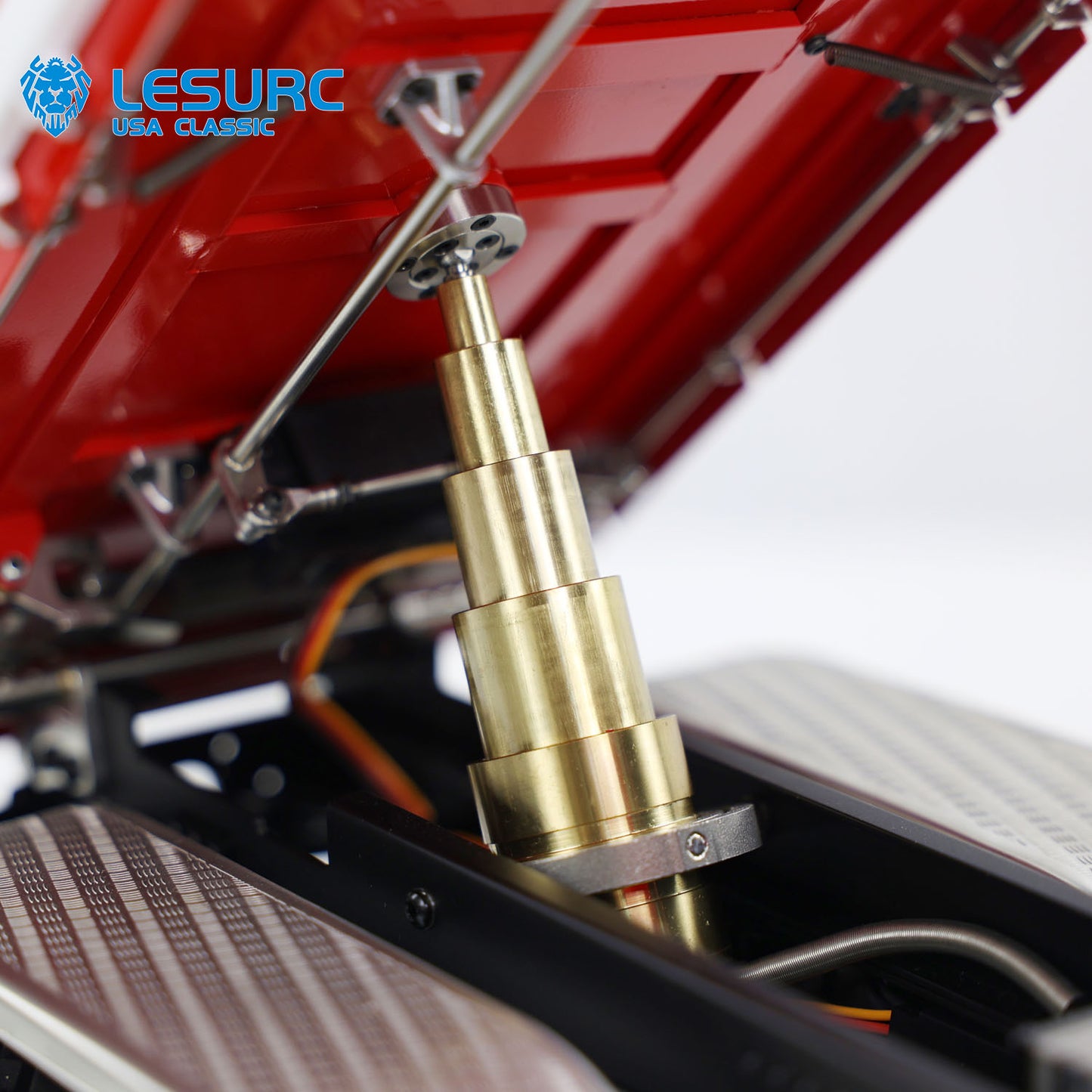 LESU A0009 1/14 Metal 3 Ways 6x6 RC Hydraulic Dump Truck with 3 Speed Transmission Differential Lock for Construction Hobby Expos