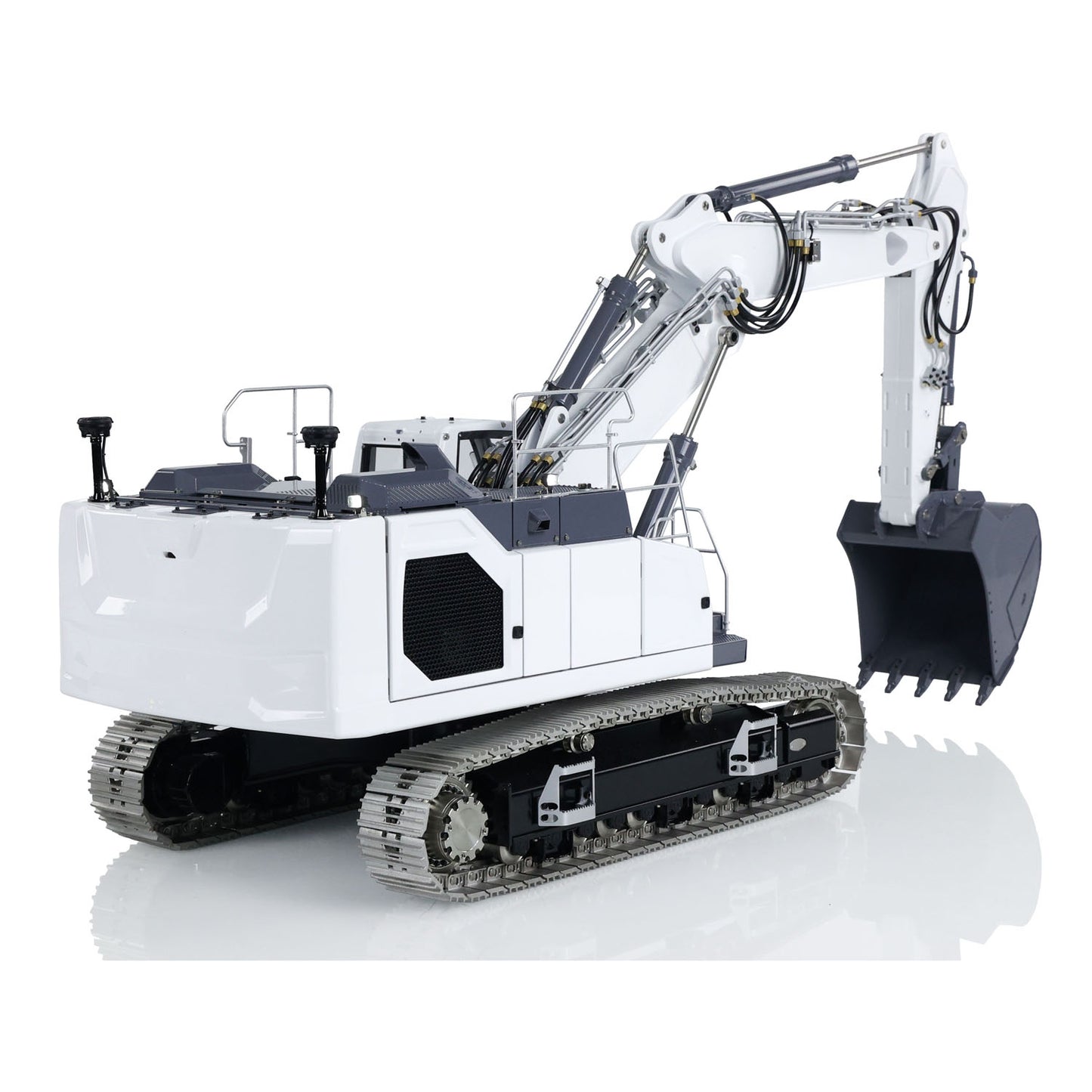 IN Stock LESU LR945 Metal 1/14 3-arm RC Hydraulic Excavator Remote Control Digger Kits PNP RTR for Options Motor Servo ESC Light System