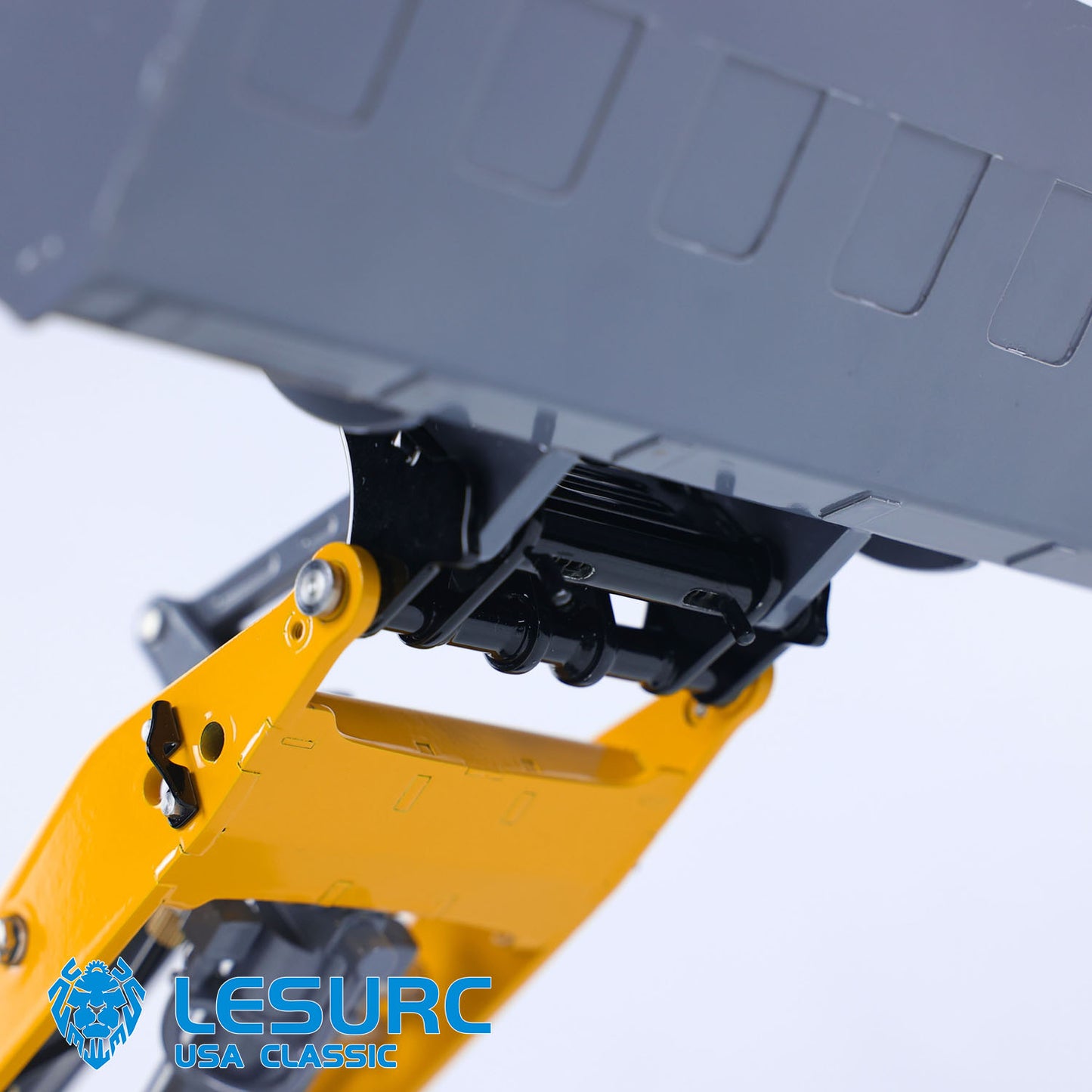 LESU Aoue MCL8 1/14 Metal 4X4 RC Hydraulic Wheeled Loader A0015 with 4CH Reversing Valve Light Sound for Construction Model Collectors