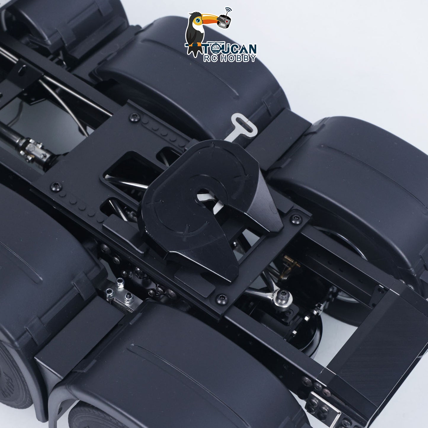 LESU 1/14 Metal Heavy Chassis Suitable for Remote Control Tractor Truck DIY Model Car Vehicle With 540 Power Motor Servo