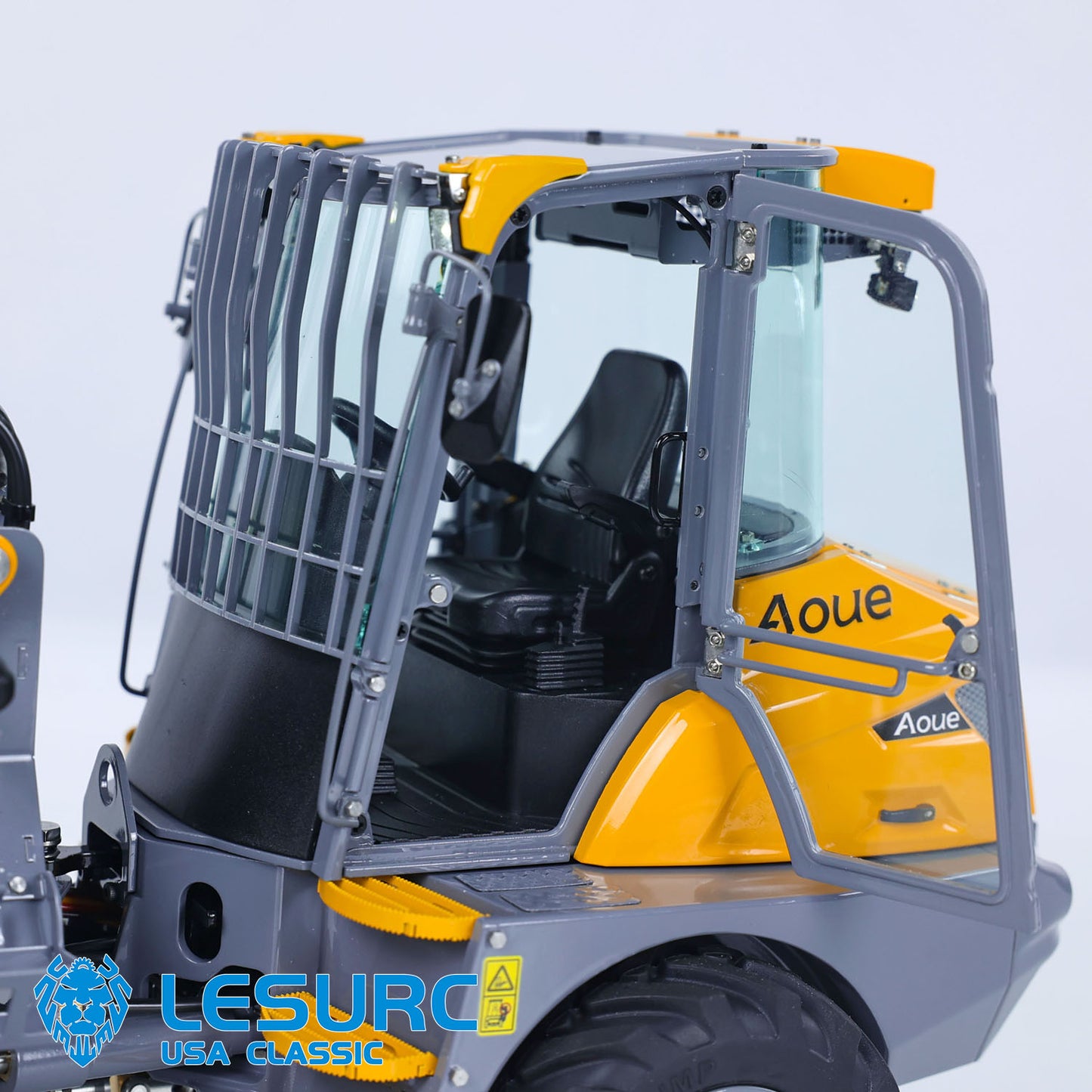 LESU 1/14 RC Loader AOUE MCL8 ST8 Remote Control Car Hydraulic Dozer Shovel Metal Sieve Shovel Rake Bucket Gripper RTR Sound Light