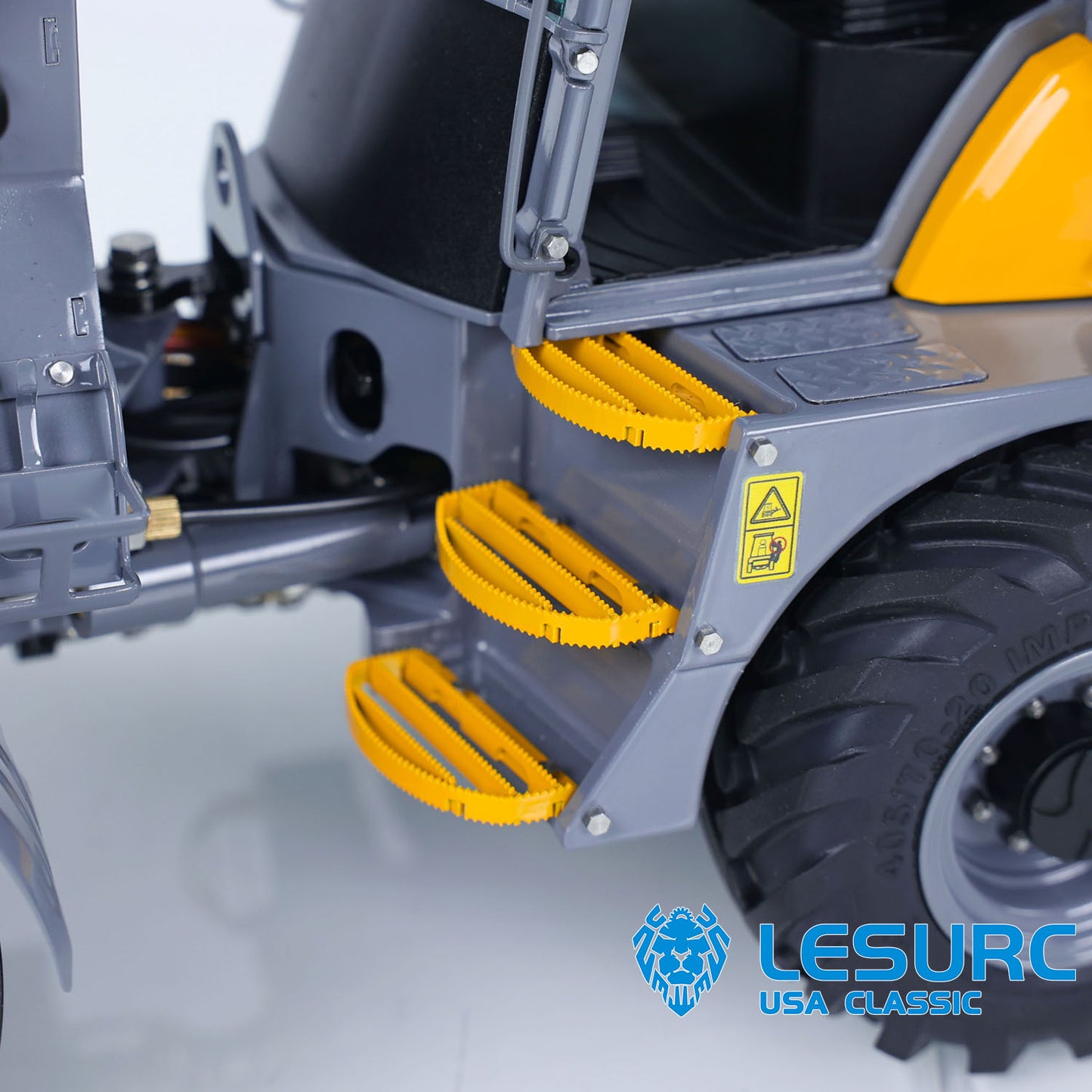 LESU Aoue MCL8 1/14 Metal 4X4 RC Hydraulic Wheeled Loader A0015 with 4CH Reversing Valve Light Sound for Construction Model Collectors
