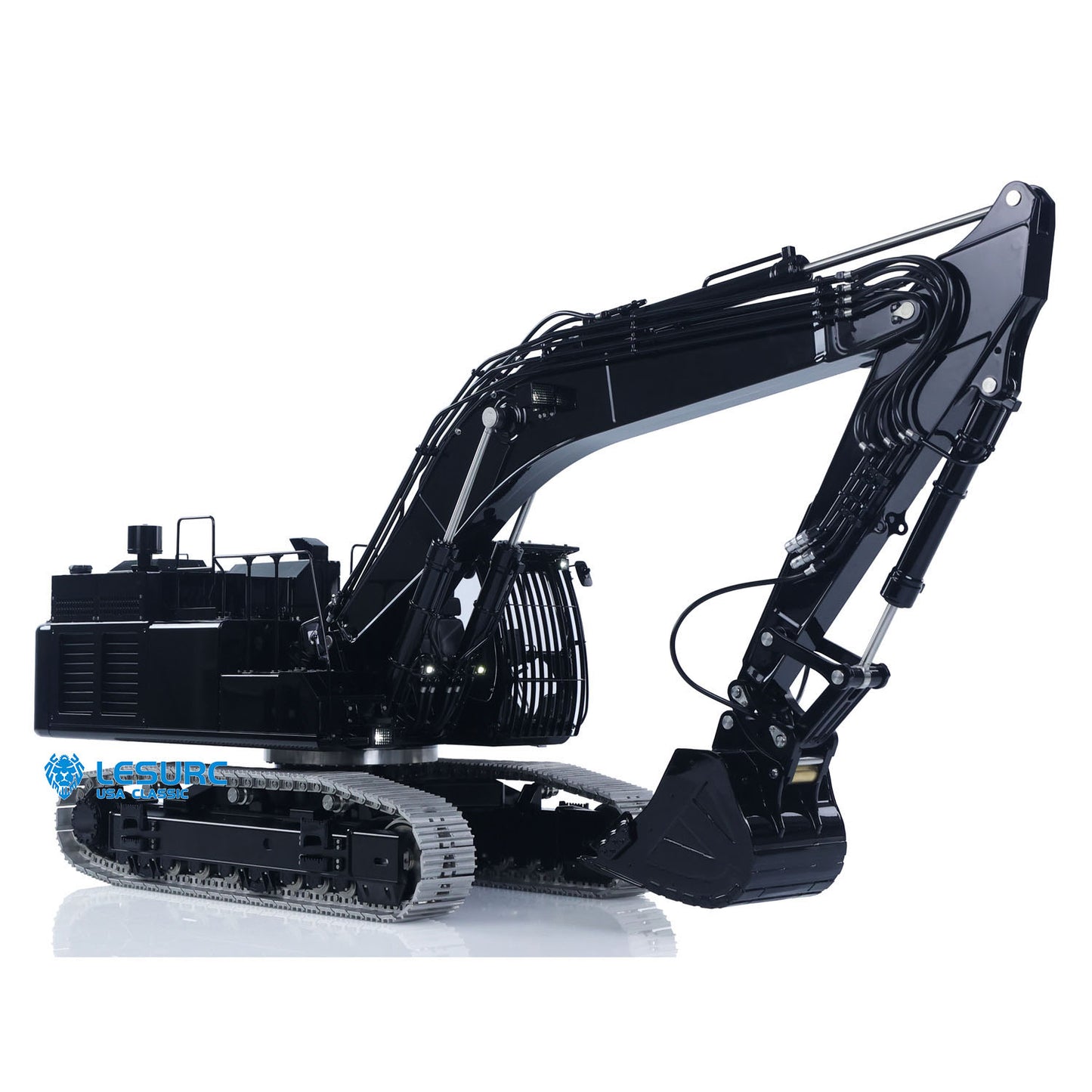 LESU 1/14 Remote Control ZX490 Hydraulic Excavator Aoue Metal Upgraded Heavy RC Digger Flysky Paladin PL18EV Lite Sound Smoke