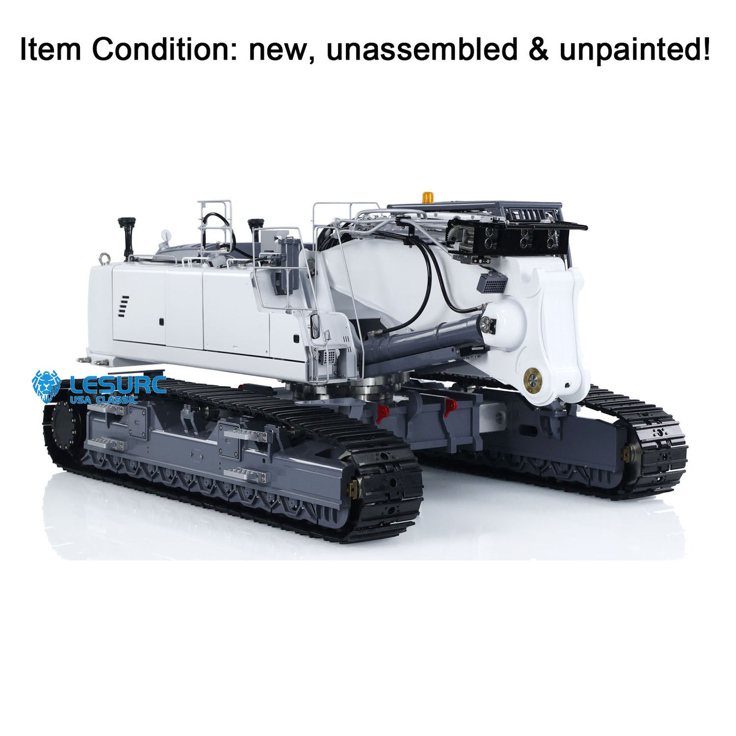 LESU LR960 KIT 1/14 RC Full Hydraulic Excavator Demolition Digging Arm DIY Model Emulated Construction Vehicle Unpainted Unassembled