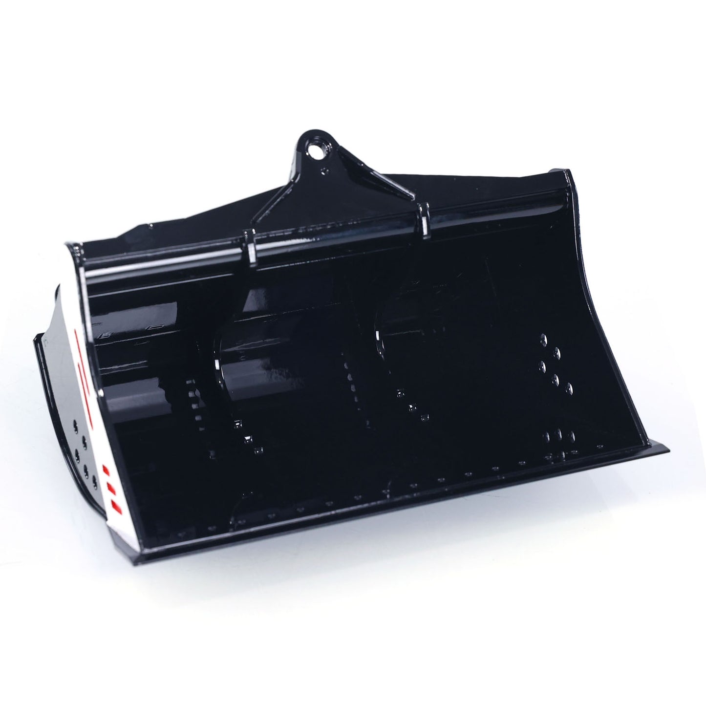 LESU Metal Fork Curved Blade Ripper Quick Release Compactor Tiltable Bucket for RC Excavator 1/14 ET35 Hydraulic Electric Digger