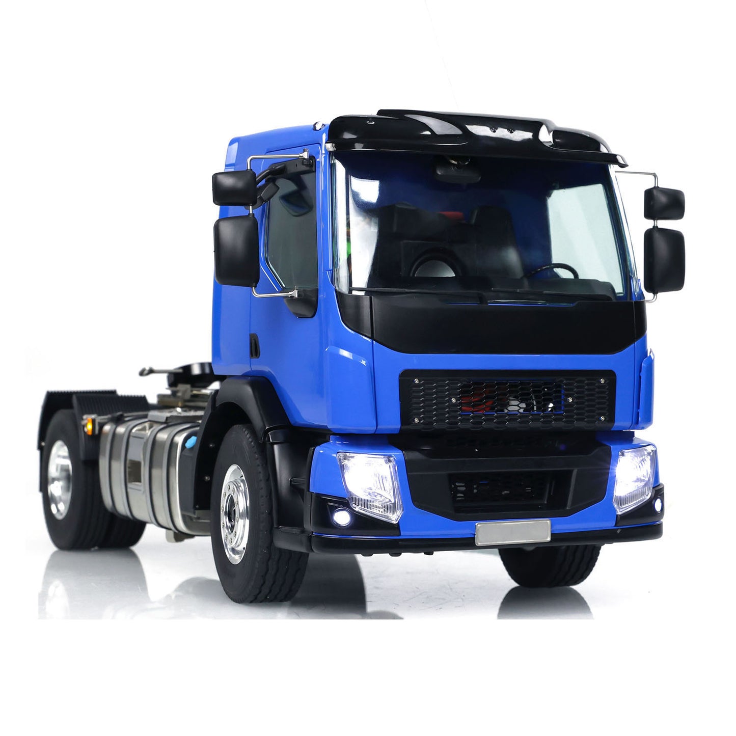 IN Stock LESU 4x4 RC Tractor Truck 1/14 RTR Painted Assembled Radio Controlled Car Light Battery Metal Chassis ESC Motor