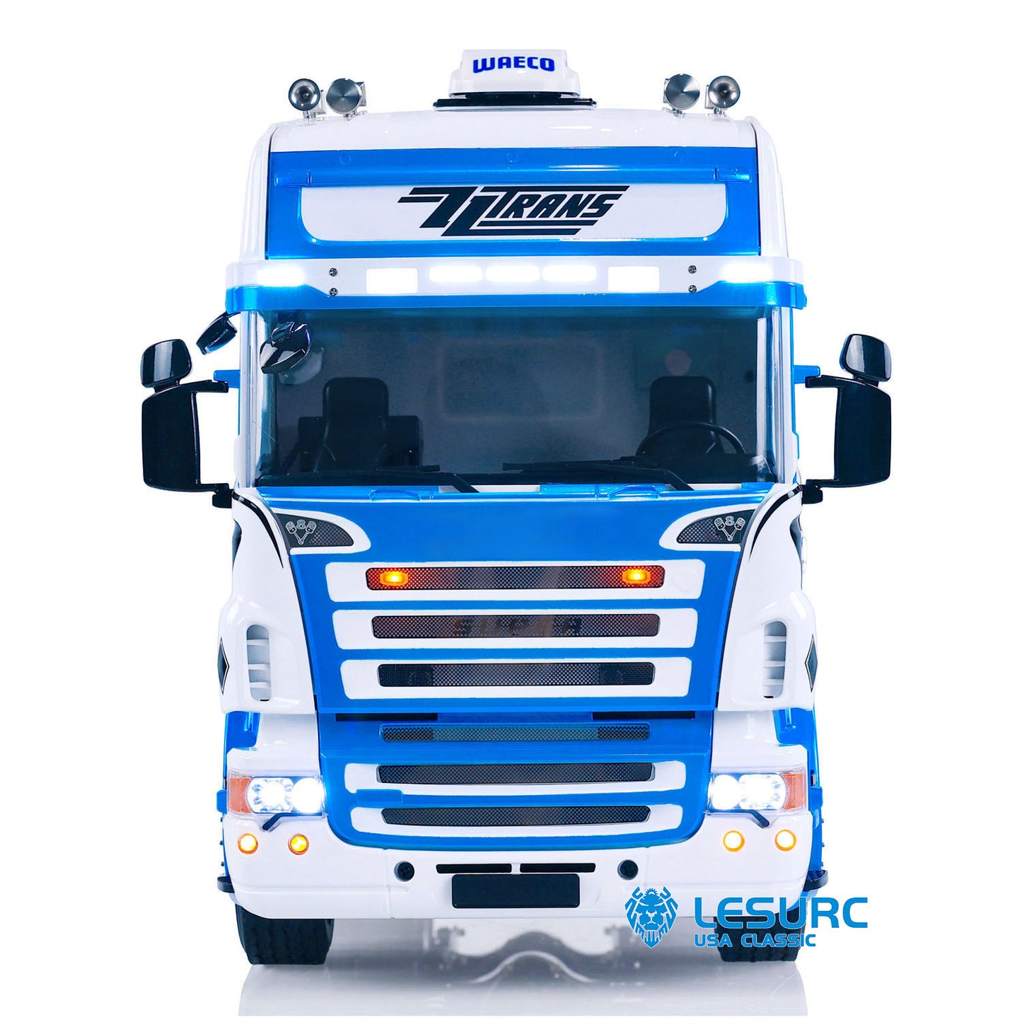 LESU 1/14 6x6 RC Tractor Truck Painted Assembled Radio Control Car Metal Chassis Hobby Model Optional Versions ESC Servo Motor