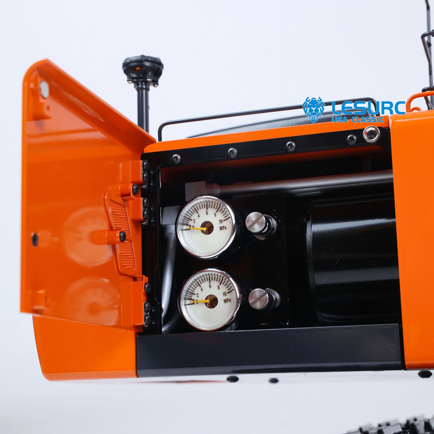LESU LR956 1/14 Metal RC Hydraulic Excavator B0040 7CH 3Arms Digger Quick Coupler Brushless Motor Radio Light Sound Smoke RTR