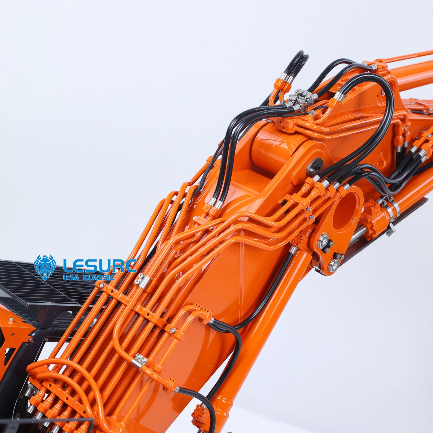 LESU LR956 1/14 Metal RC Hydraulic Excavator B0040 7CH 3Arms Digger Quick Coupler Brushless Motor Radio Light Sound Smoke RTR