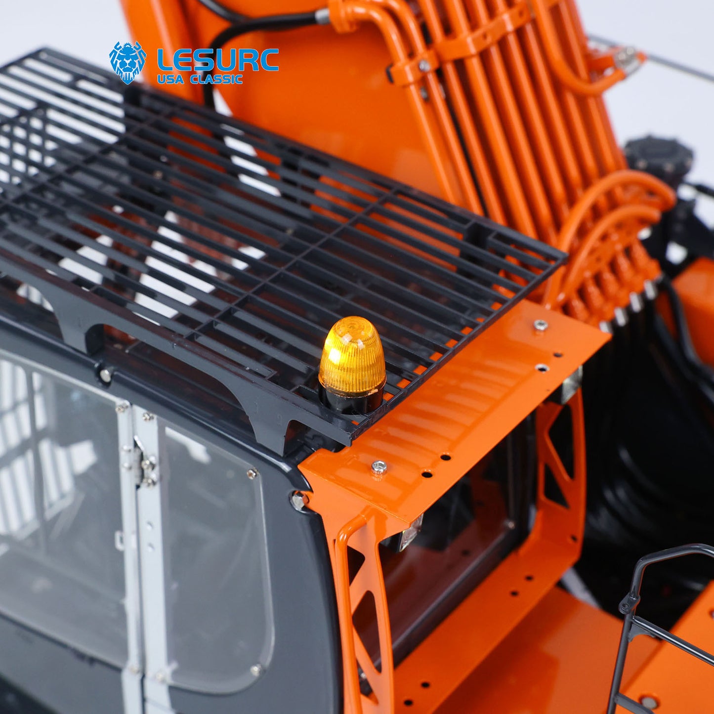 LESU LR956 1/14 Metal RC Hydraulic Excavator B0040 7CH 3Arms Digger Quick Coupler Brushless Motor Radio Light Sound Smoke RTR