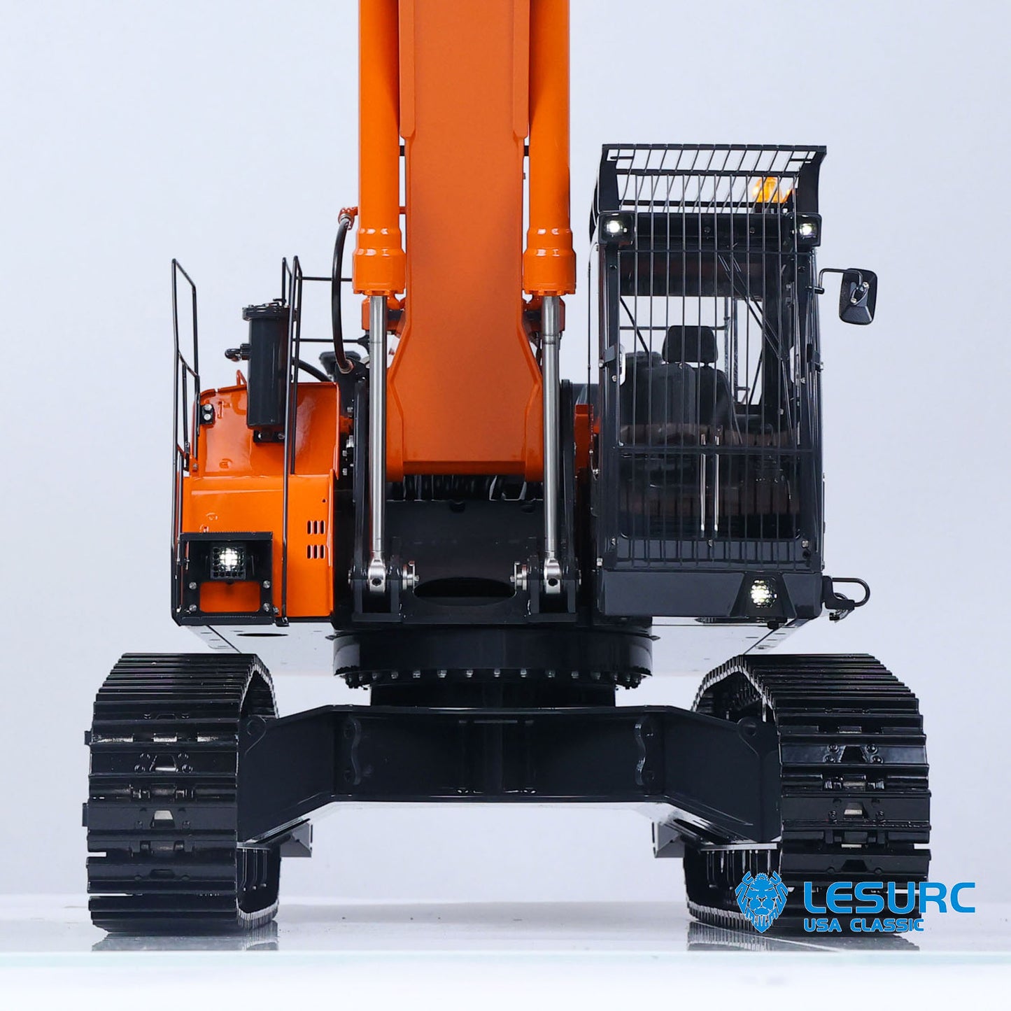 LESU LR956 1/14 Metal RC Hydraulic Excavator B0040 7CH 3Arms Digger Quick Coupler Brushless Motor Radio Light Sound Smoke RTR