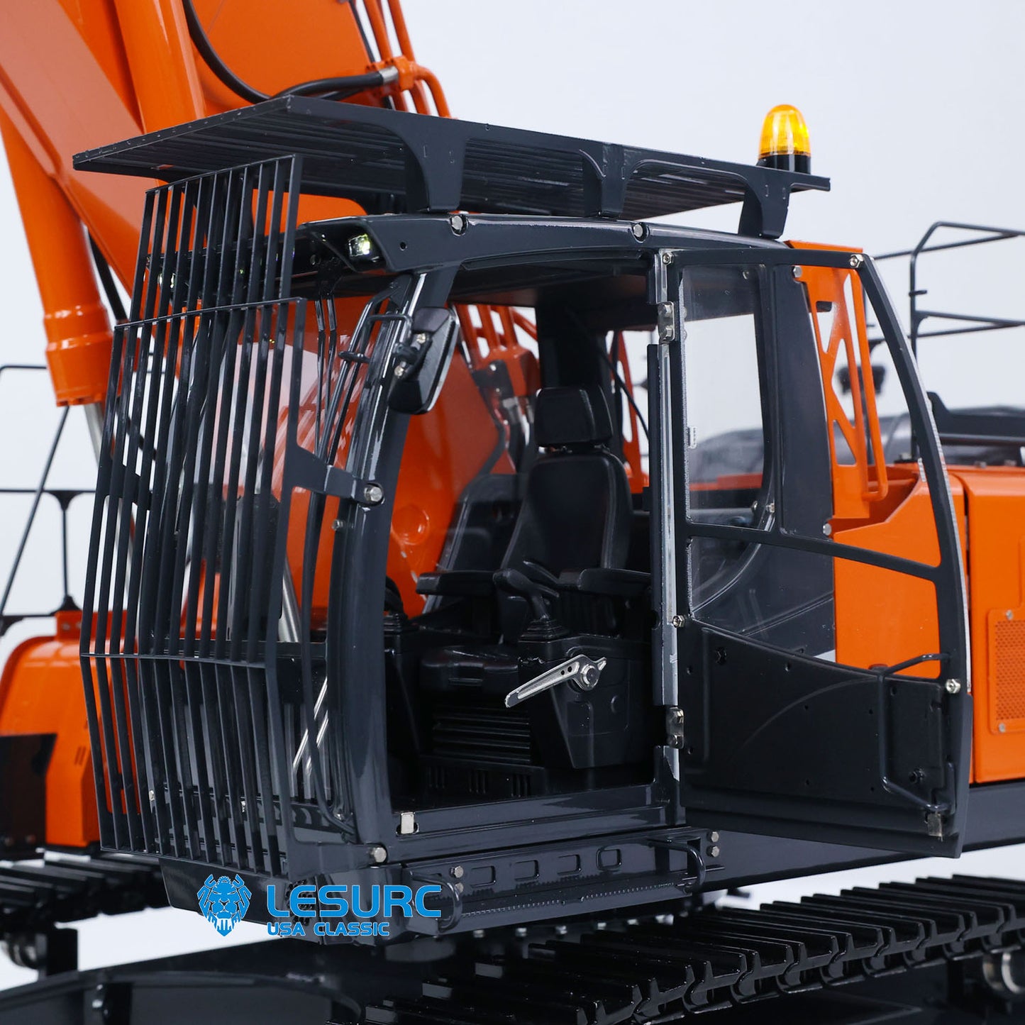 LESU LR956 1/14 Metal RC Hydraulic Excavator B0040 7CH 3Arms Digger Quick Coupler Brushless Motor Radio Light Sound Smoke RTR