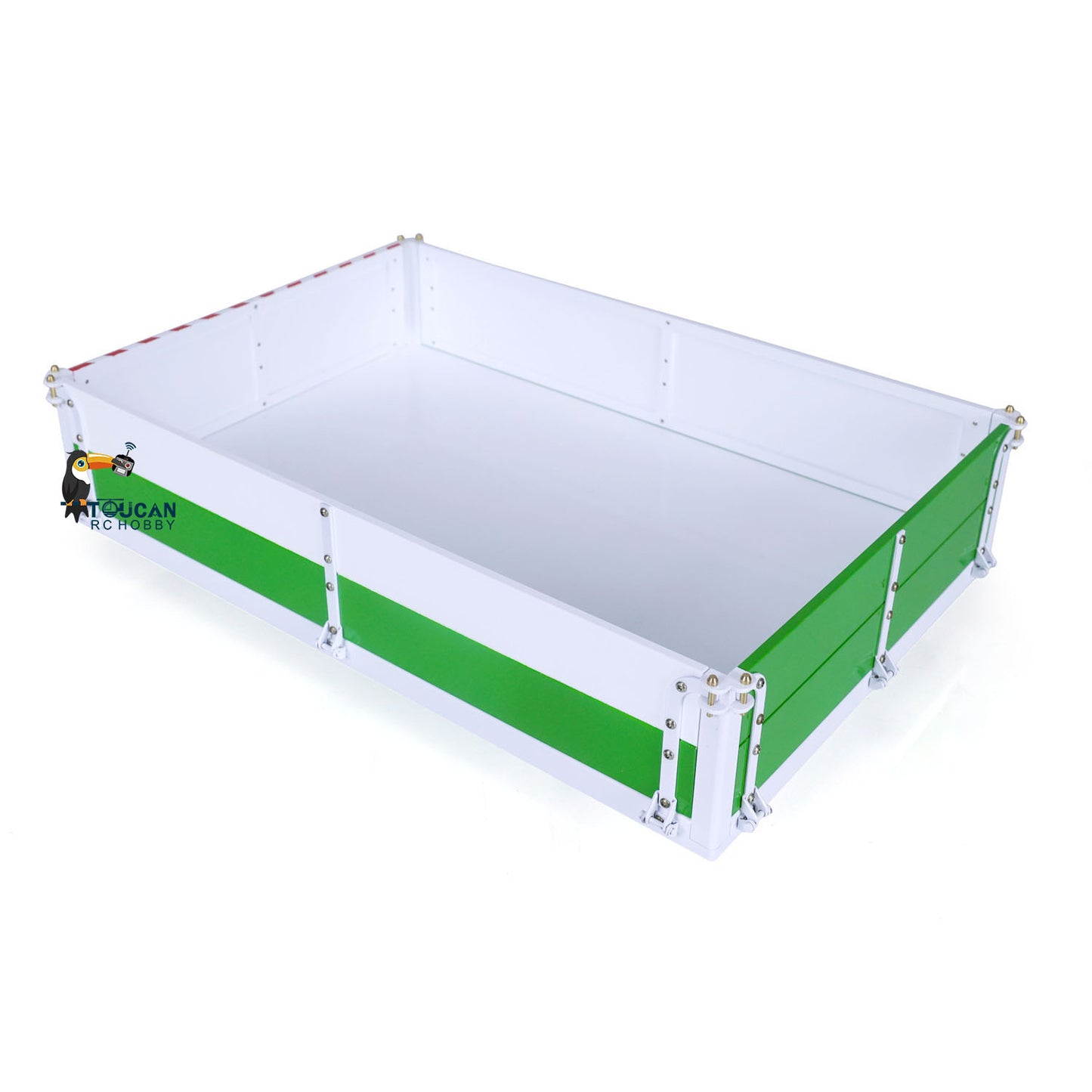 LESU 1/14 RC 280MM Metal Bucket Cargo Box 8*8 for Radio Controlled Tractor Truck DIY Model Parts for Truck Refitting