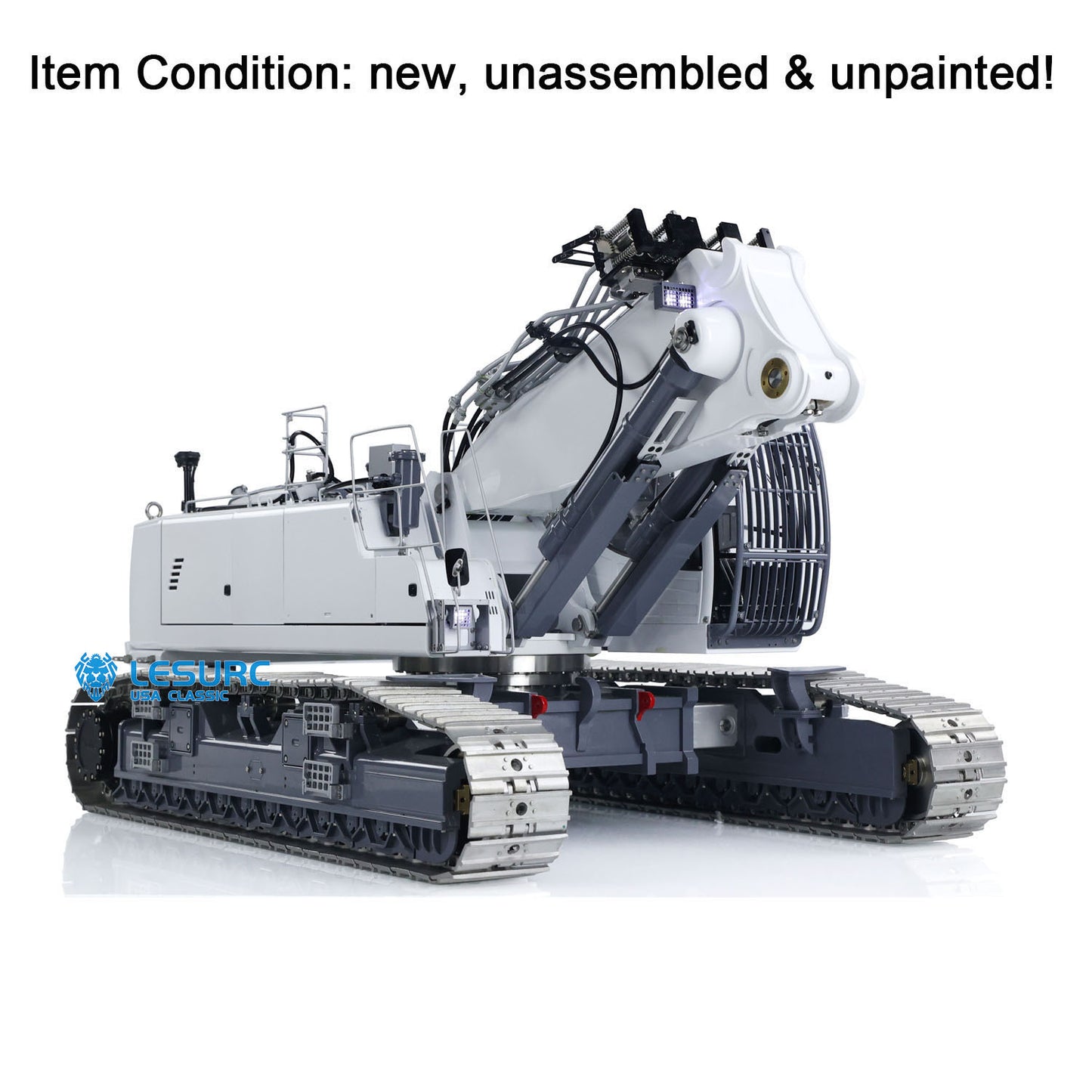 LESU LR960 KIT 1/14 RC Full Hydraulic Excavator Demolition Digging Arm DIY Model Emulated Construction Vehicle Unpainted Unassembled