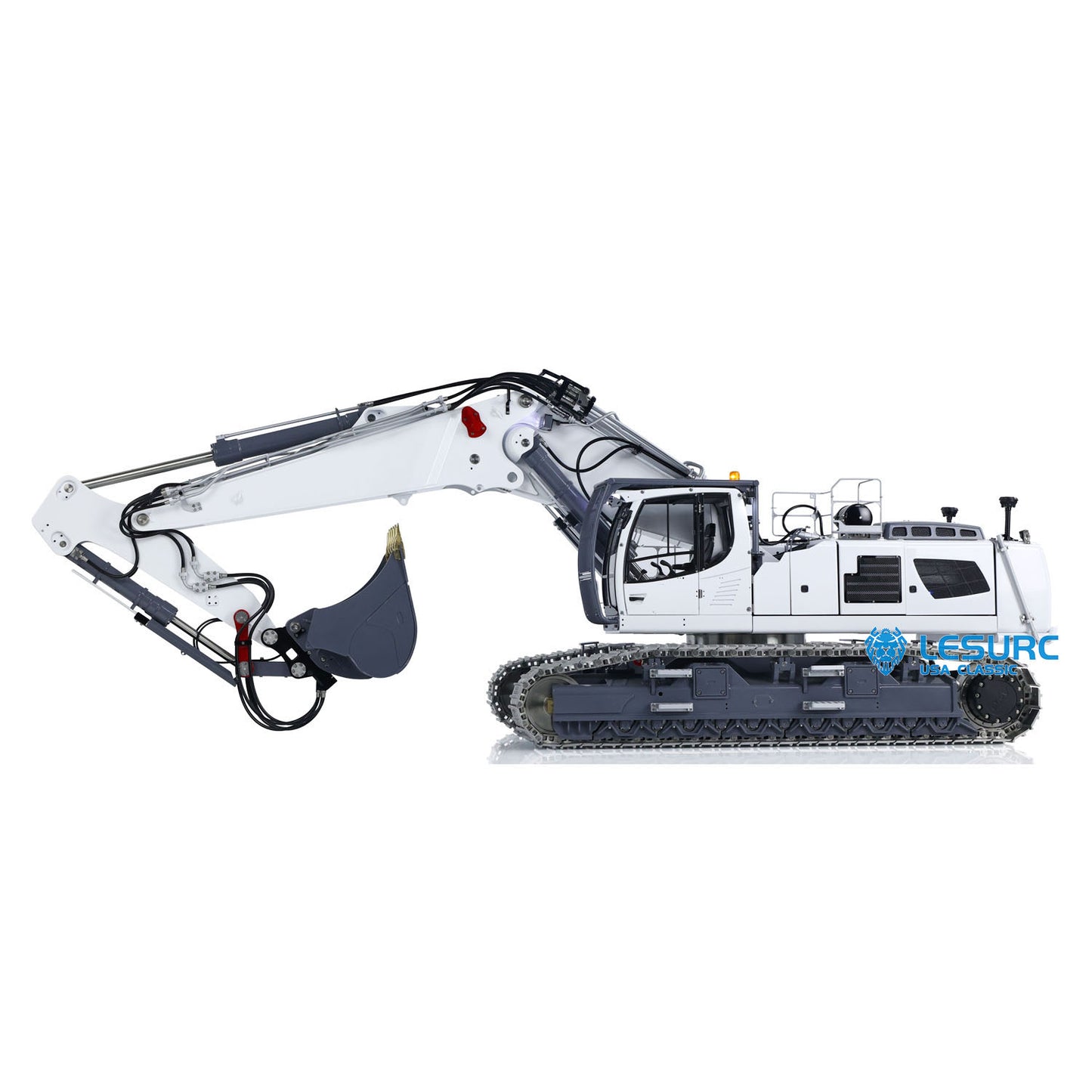 LESU Aoue 960 Demolition Digging Arm Digger 1/14 RC Full Hydraulic Excavator Engineering Vehicle Model 13CH Valve Pump Lights