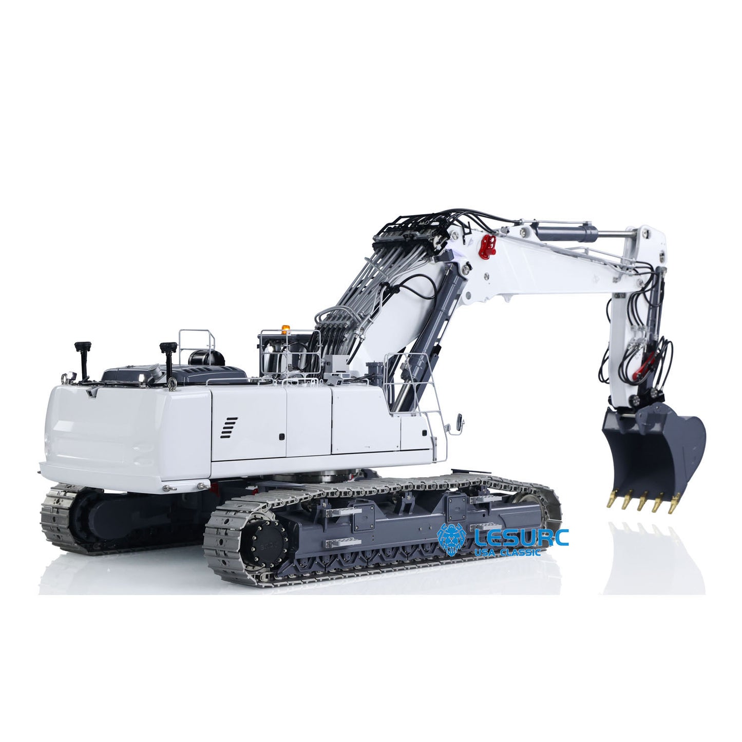 LESU Aoue 960 Demolition Digging Arm Digger 1/14 RC Full Hydraulic Excavator Engineering Vehicle Model 13CH Valve Pump Lights