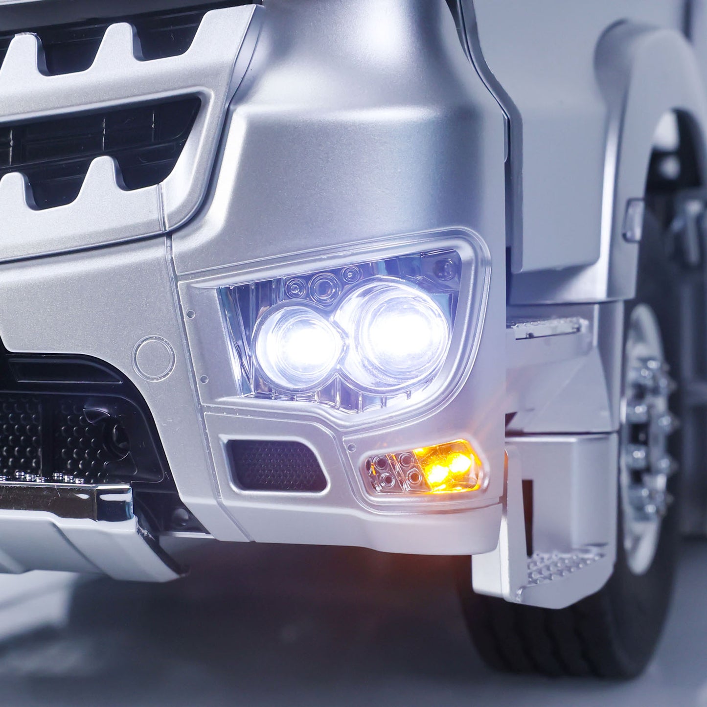 TOUCAN 1/14 8x8 RC Tractor Truck High-Quality Metal Chassis DIY Remote Control Vehicle Sounds Lights System