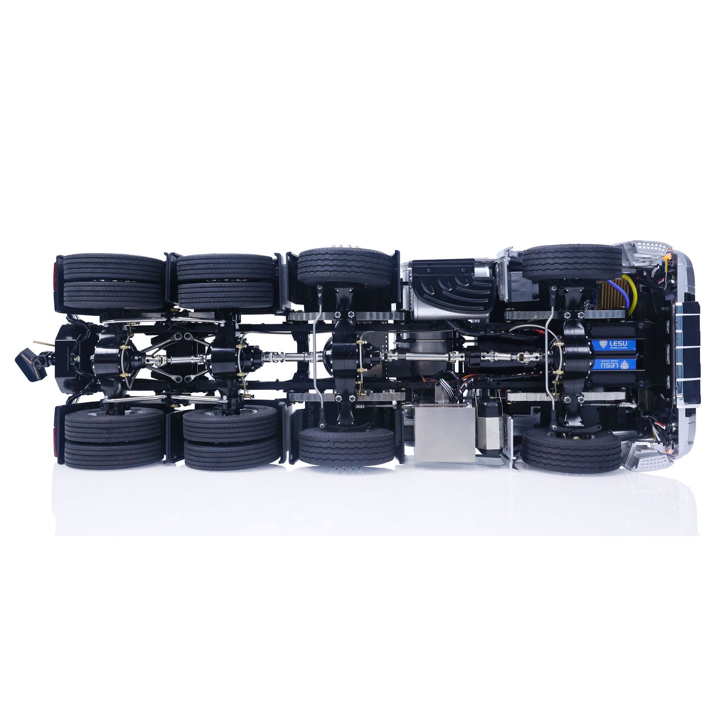 TOUCAN 1/14 8x8 RC Tractor Truck High-Quality Metal Chassis DIY Remote Control Vehicle Sounds Lights System