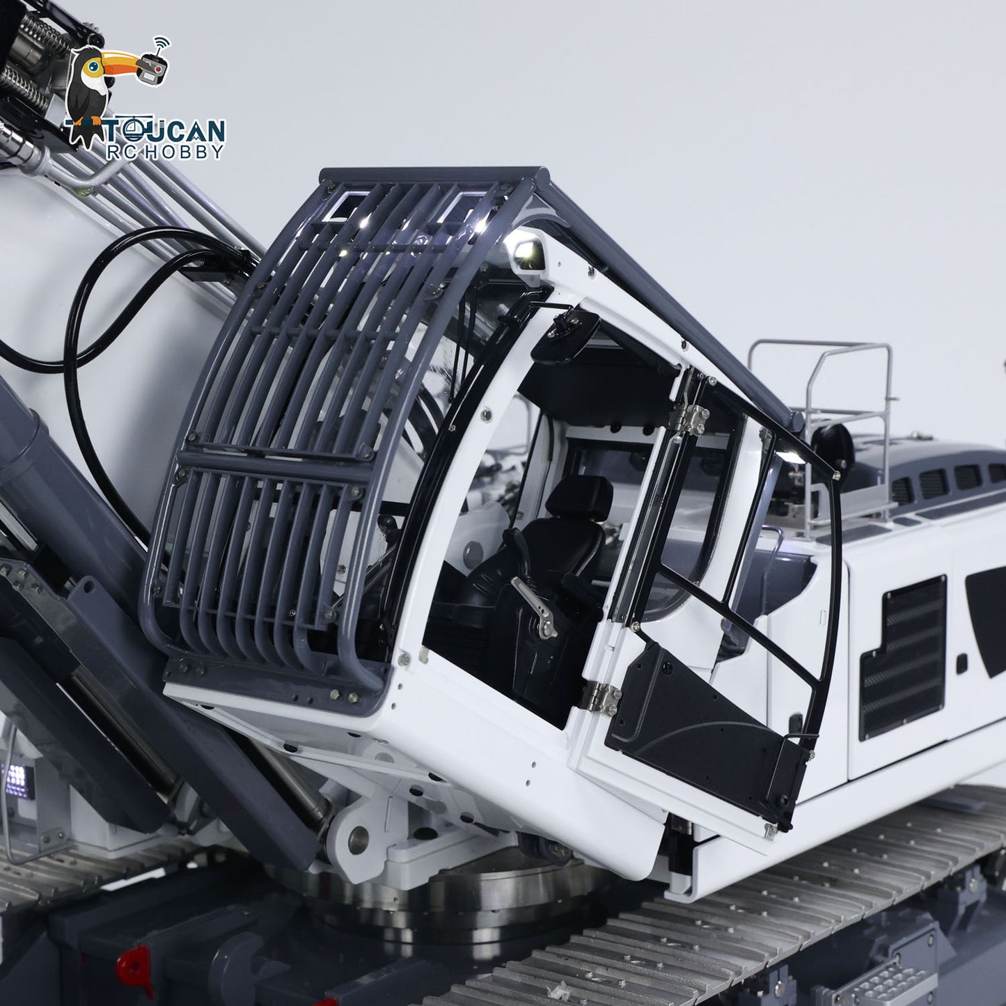 LESU Aoue 960 Demolition Digging Arm Digger 1/14 RC Full Hydraulic Excavator Engineering Vehicle Model 13CH Valve Pump Lights