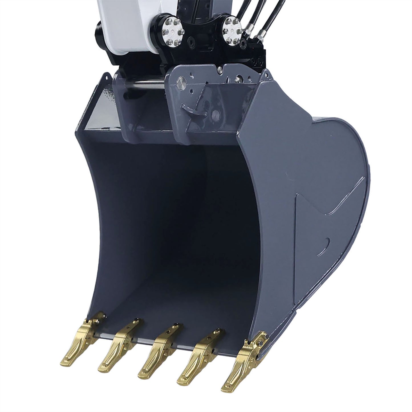 Metal Original Bucket Metal Quick Coupler for LESU 1/14 RC Full Hydraulic Excavator LR960 Remote Control Digger LR956 Model B0027 B0028 B0038 B0040