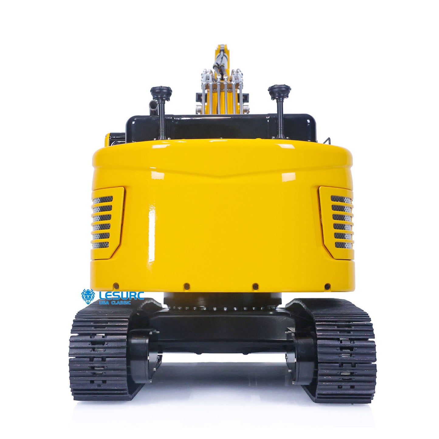 LESU 1/14 RC Hydraulic Excavator ET26L 2-Arms Remote Control Metal Digger Assembled Model Construction Vehicles Lights