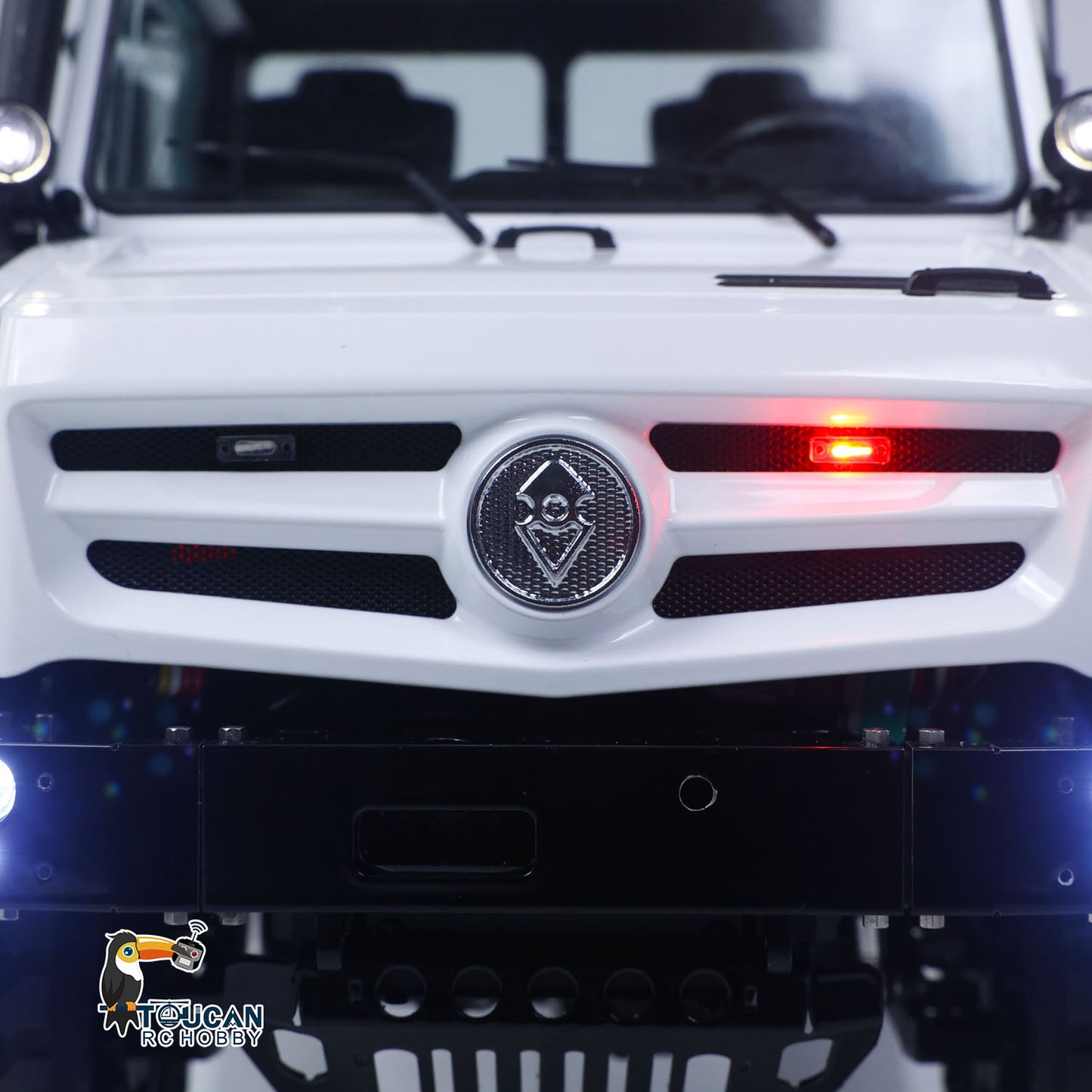 LESU 1/14 Metal Radio Control Off Road Car MT44023 4*4 RC All-Terrain Light Truck U4023 Light Sound Smoke Unit Axle Locks