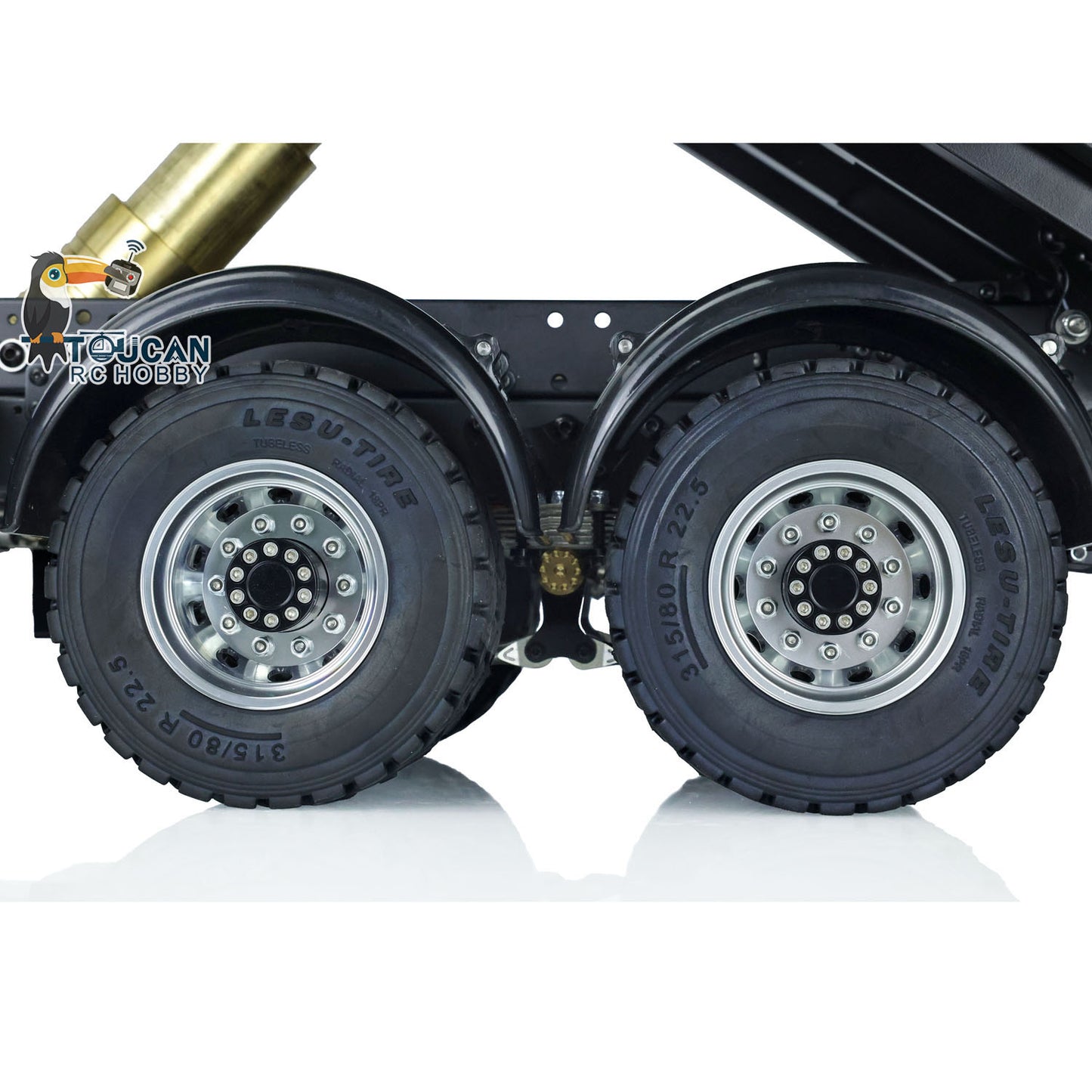 In Stock LESU 1/14 8*8 Hydraulic Painted RC Dumper Tipper For Truck Bucket Model W/ Motor ESC Servo Light Sound W/O Battery