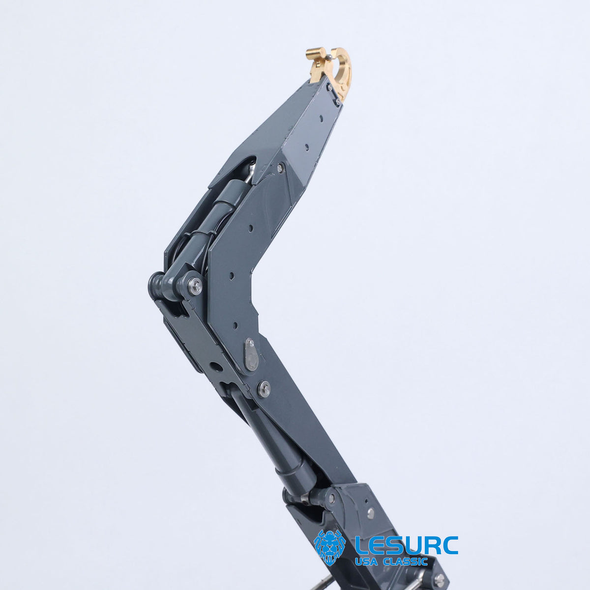 LESU A0066 1/14 Metal Hydraulic RC Roll Off Trailer Telescopic/Folding Hooklift with Support Legs 5CH Reversing Valve Lights