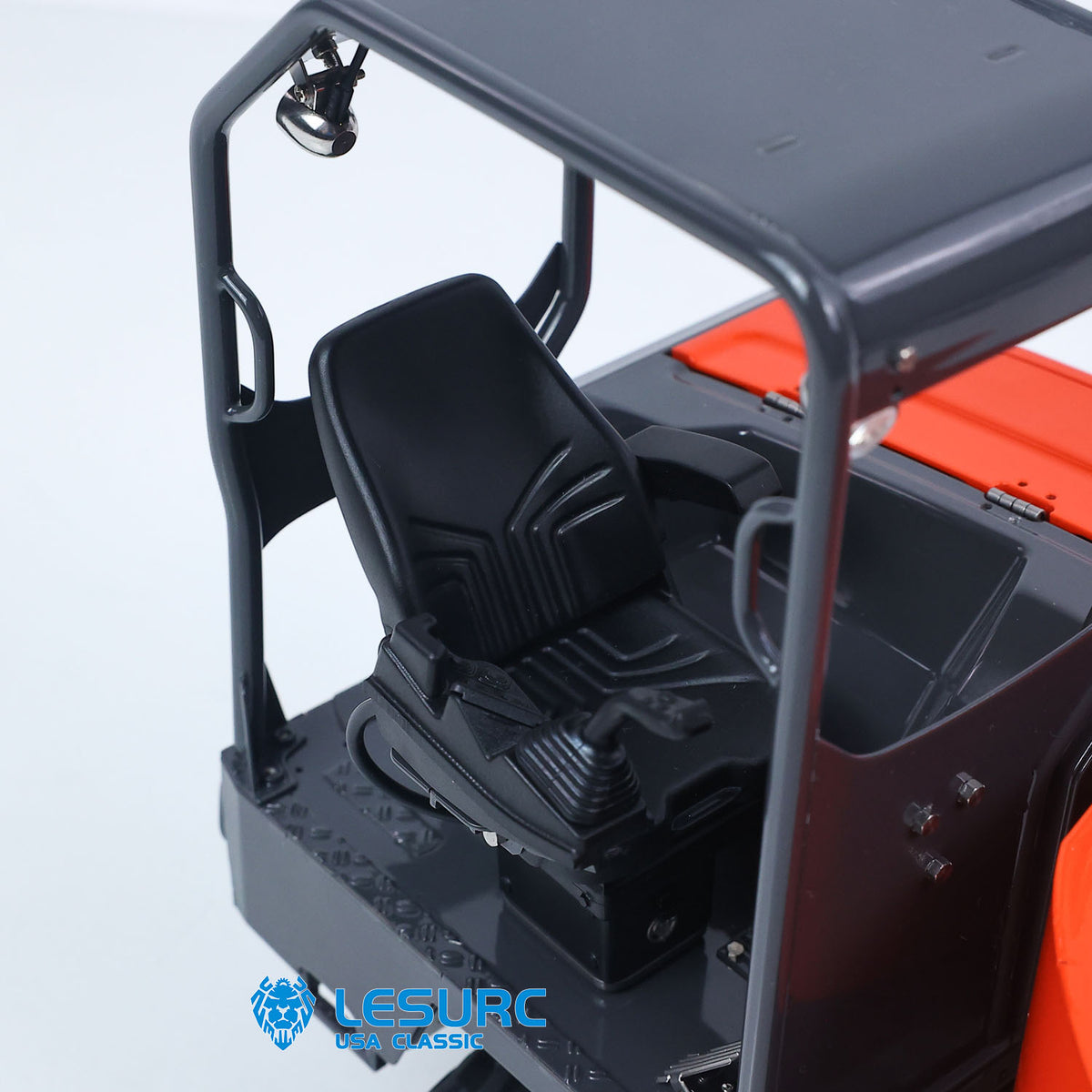 11.11 Flash Sale LESU Metal 1/14 Hydraulic Remote Control Tracked Dumper KC300HR-5 RC Tipper Model Light Sound System FlySky Radio