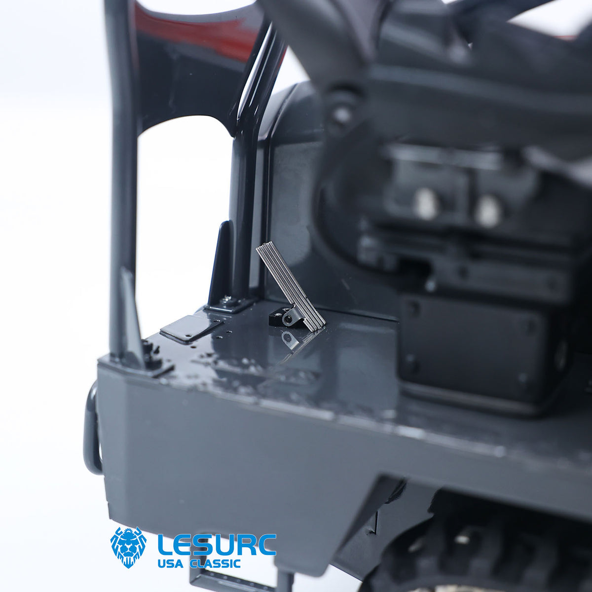 11.11 Flash Sale LESU Metal 1/14 Hydraulic Remote Control Tracked Dumper KC300HR-5 RC Tipper Model Light Sound System FlySky Radio