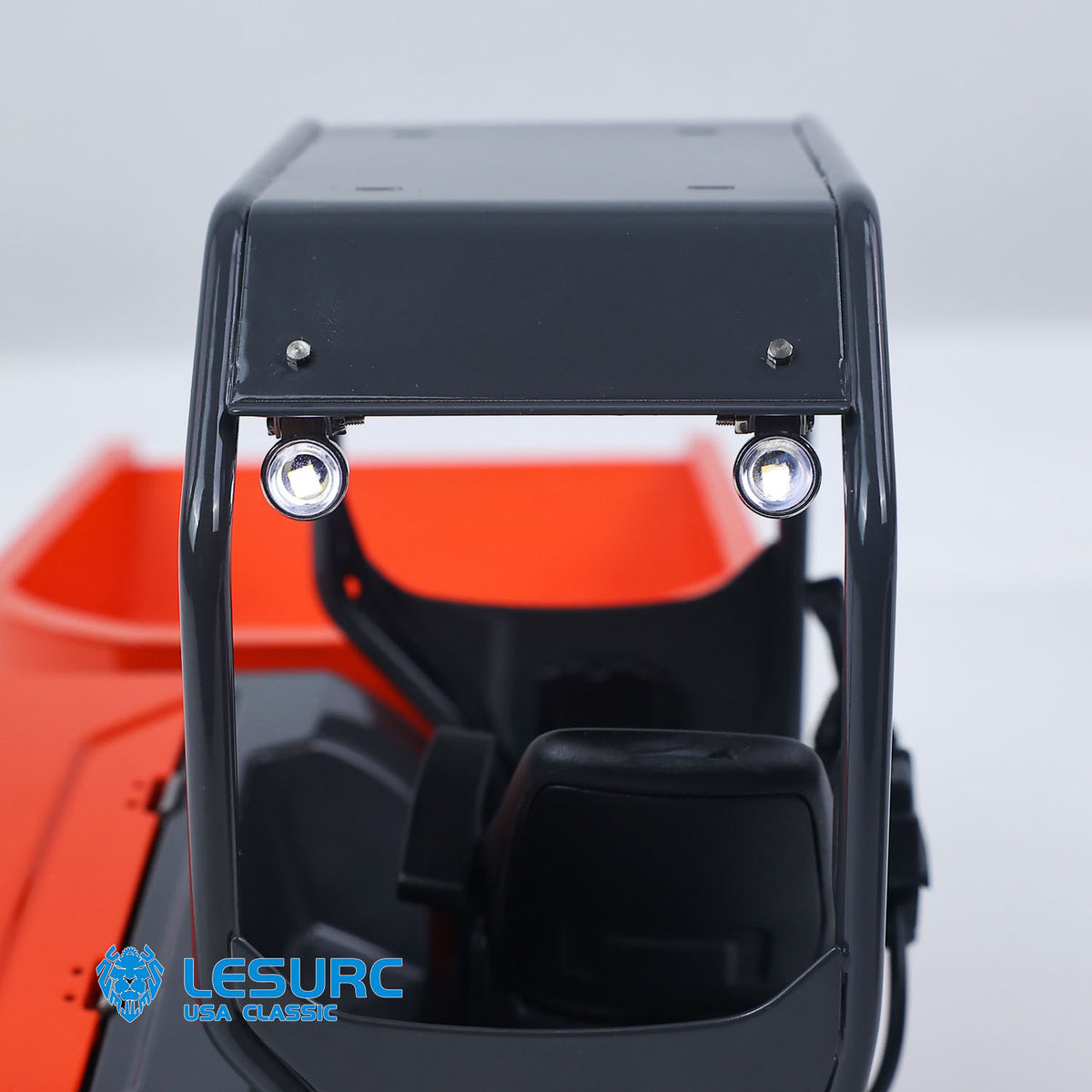 11.11 Flash Sale LESU Metal 1/14 Hydraulic Remote Control Tracked Dumper KC300HR-5 RC Tipper Model Light Sound System FlySky Radio
