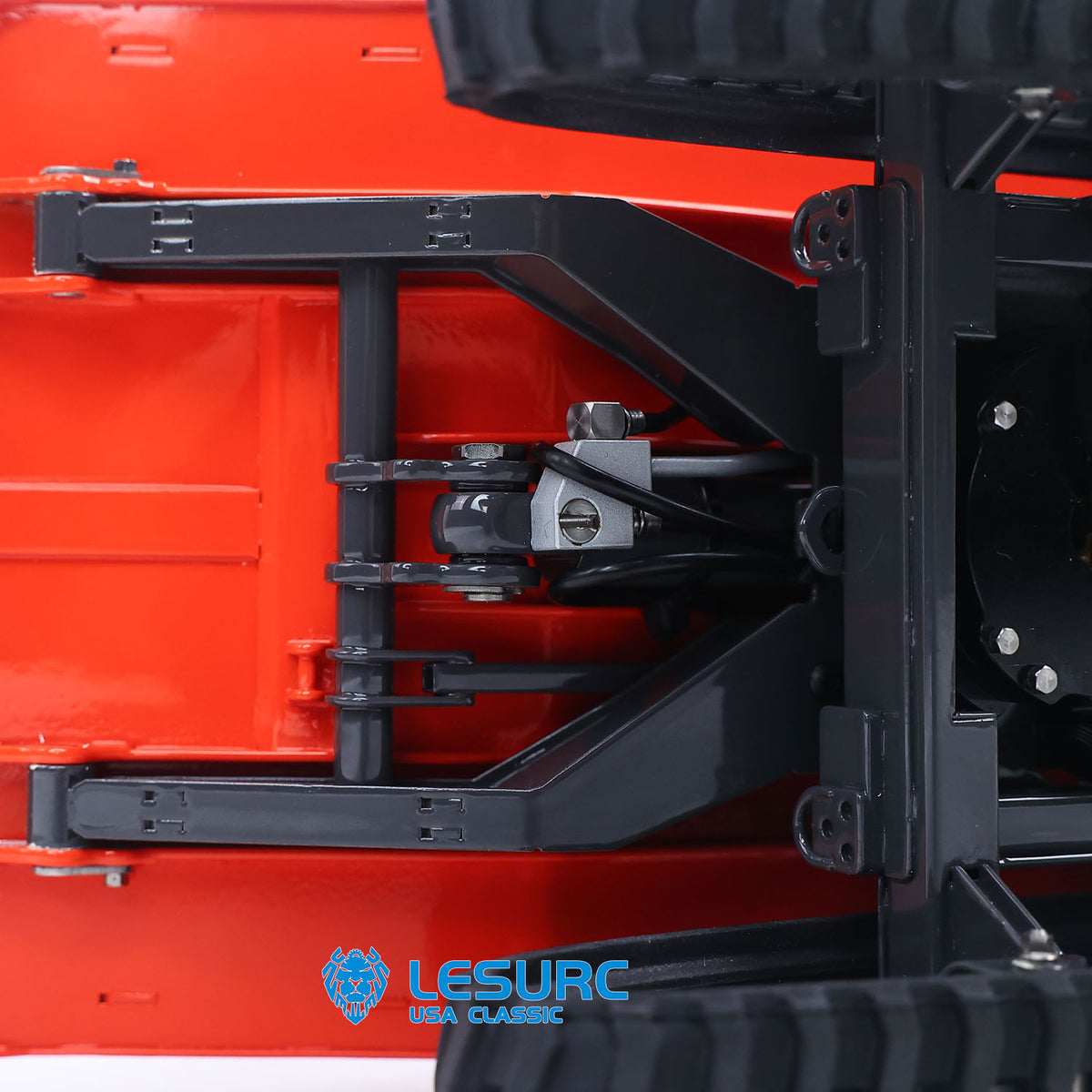 11.11 Flash Sale LESU Metal 1/14 Hydraulic Remote Control Tracked Dumper KC300HR-5 RC Tipper Model Light Sound System FlySky Radio