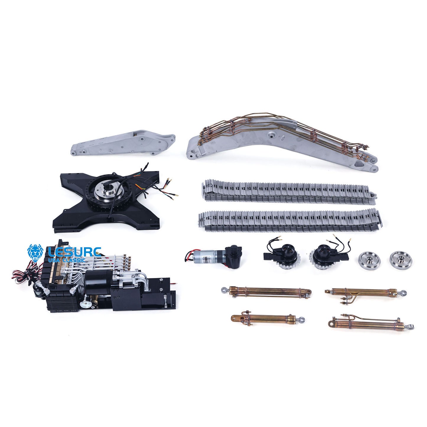 LESU LR945 1/14 Metal RC Hydraulic Excavator B0016 Unassembled Digger 7 Reversing Way Valve for Construction Vehicle Hobbyists