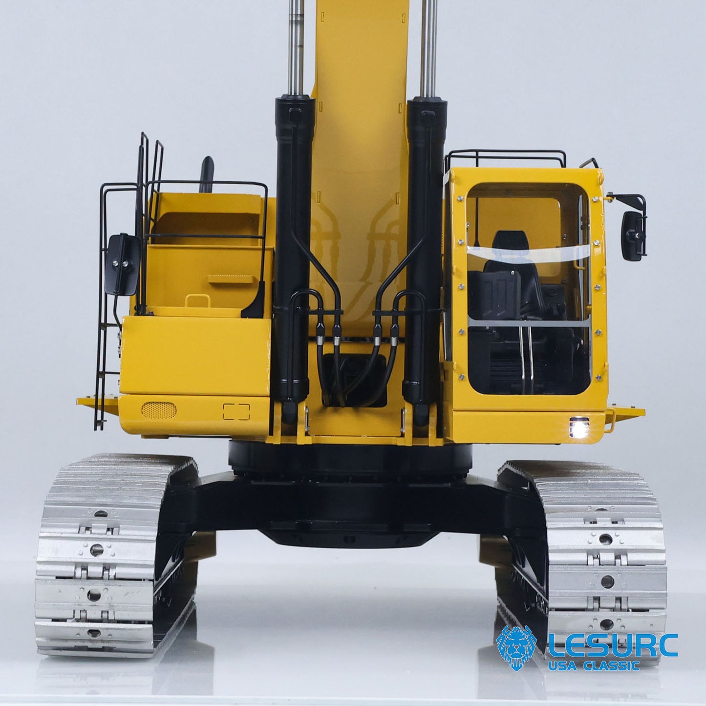 LESU 1/14 RC Hydraulic Excavator C374F Remote Controlled Heavy Digger Machine Sound Smoke Light LCD Screen 6CH Valve Motor ESC