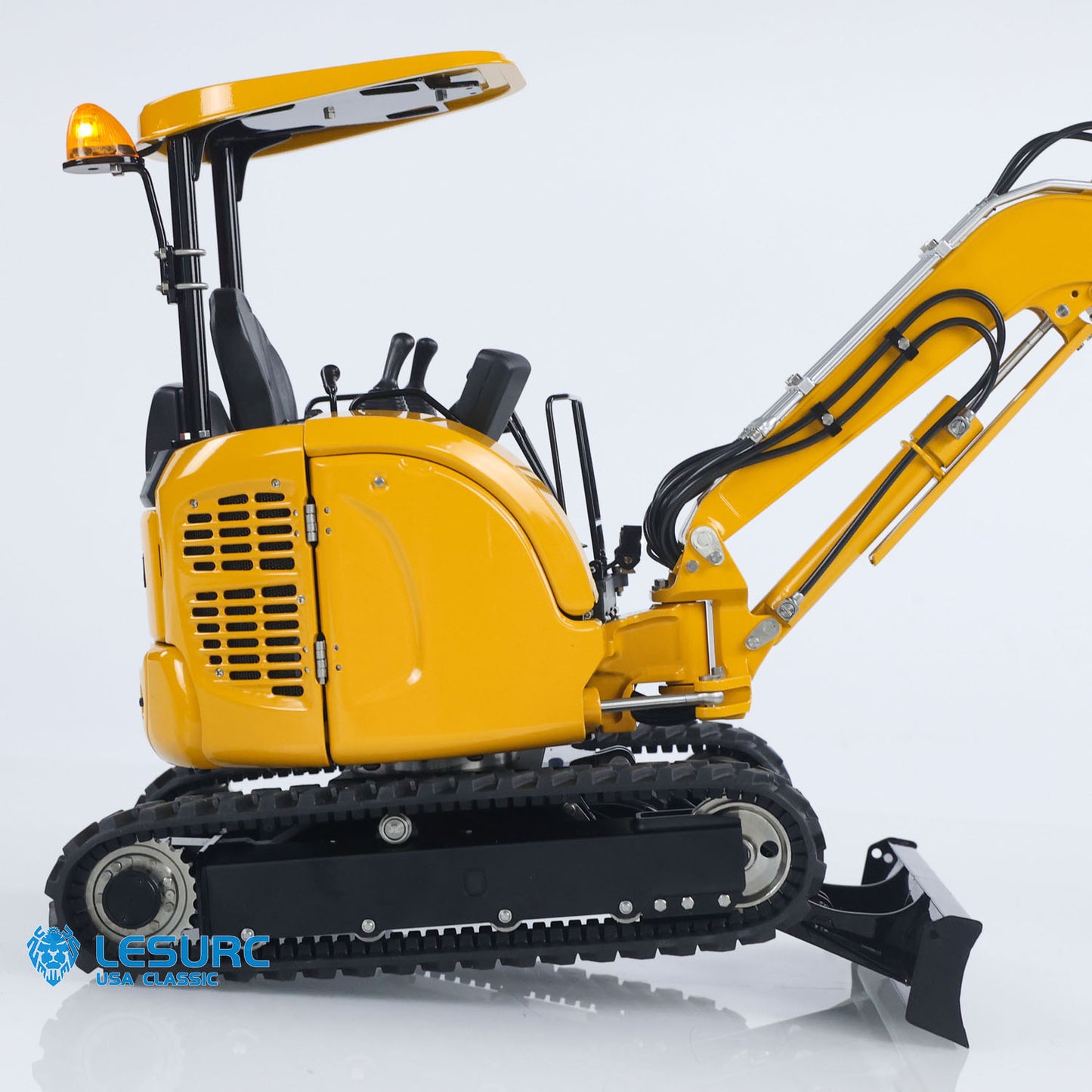 LESU PC30 1/14 Metal RC Hydraulic Excavator B0003 RTR 6CH Reversing Valve Mini Digger Brushless Rotary Drive Motor Sound & Light FrSky X14 Controller